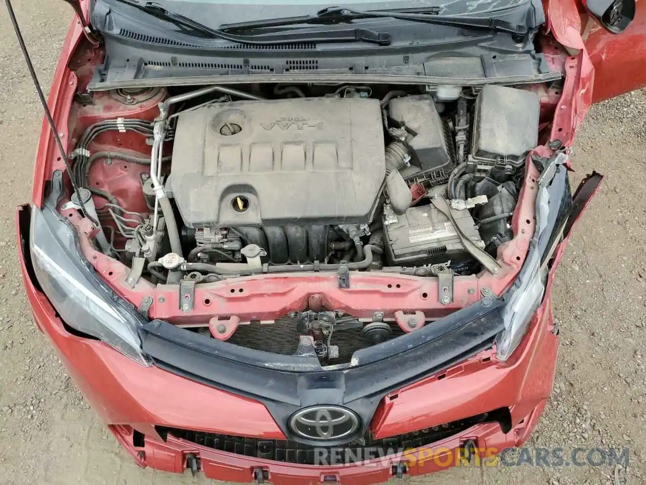 7 Photograph of a damaged car 2T1BURHE9KC215970 TOYOTA COROLLA 2019