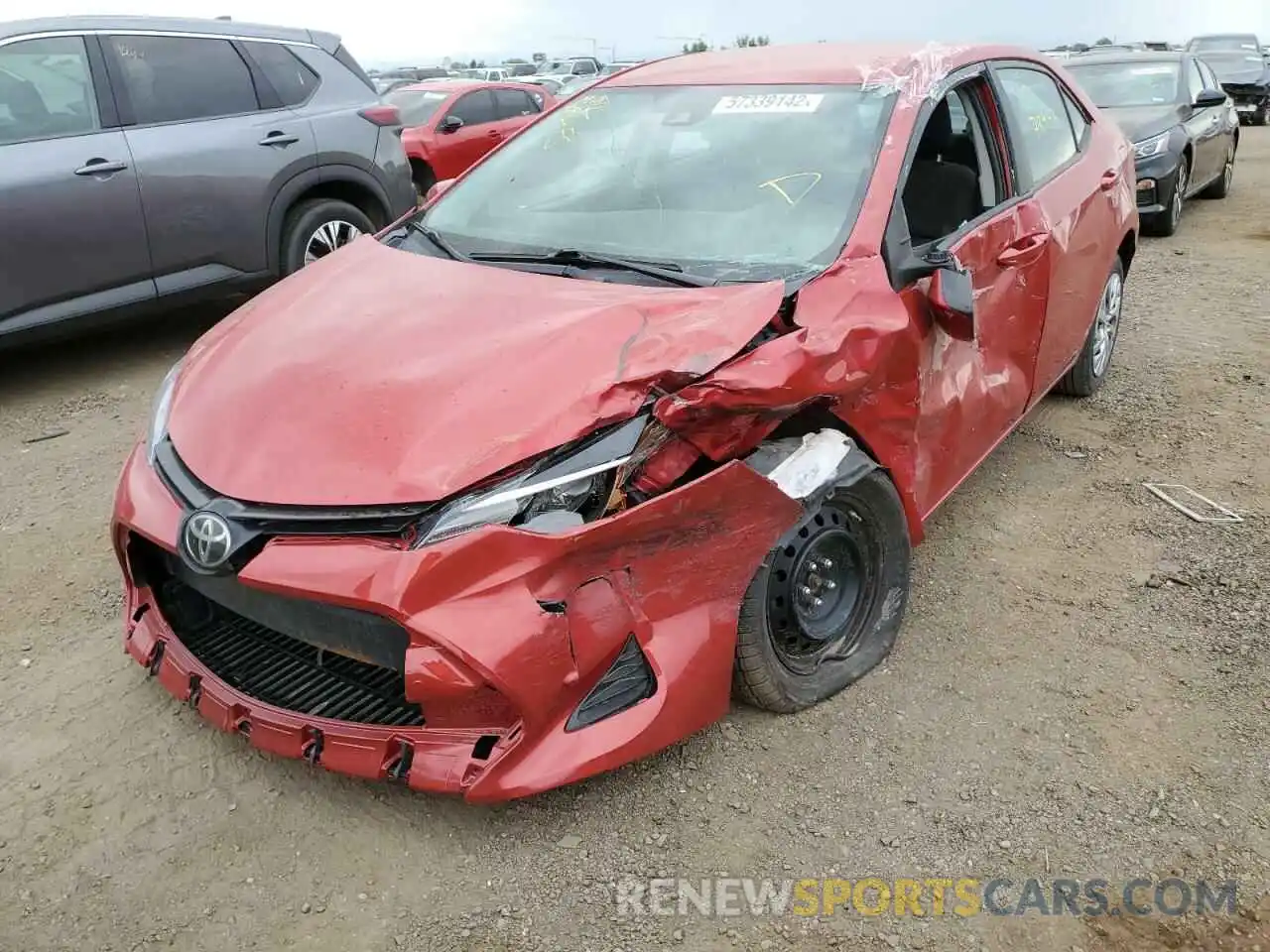 9 Photograph of a damaged car 2T1BURHE9KC215970 TOYOTA COROLLA 2019