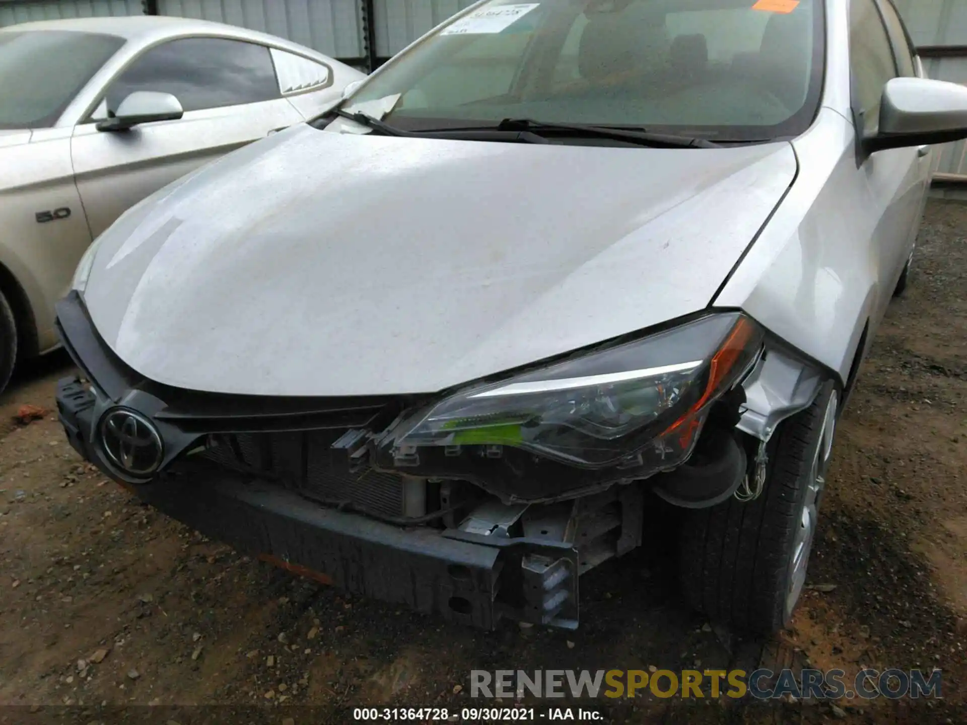 6 Photograph of a damaged car 2T1BURHE9KC215984 TOYOTA COROLLA 2019