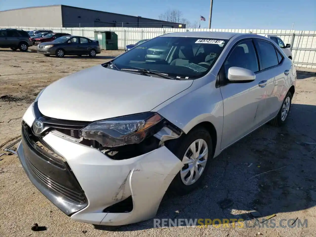 2 Photograph of a damaged car 2T1BURHE9KC216228 TOYOTA COROLLA 2019