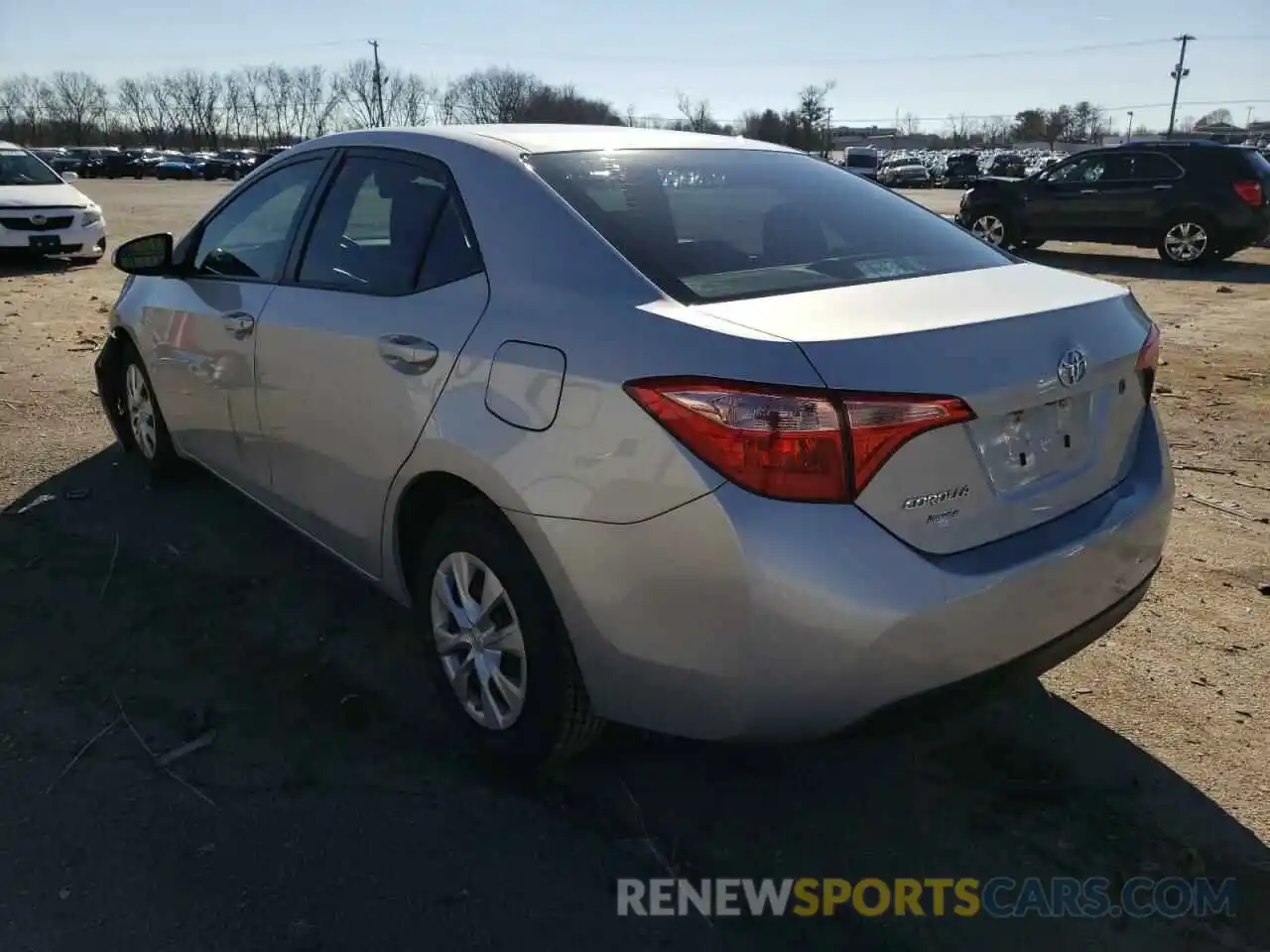 3 Photograph of a damaged car 2T1BURHE9KC216228 TOYOTA COROLLA 2019