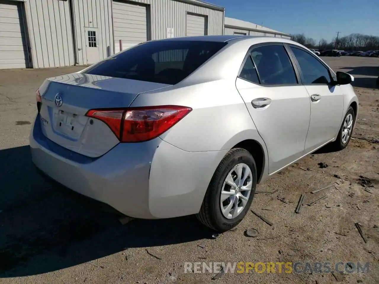 4 Photograph of a damaged car 2T1BURHE9KC216228 TOYOTA COROLLA 2019