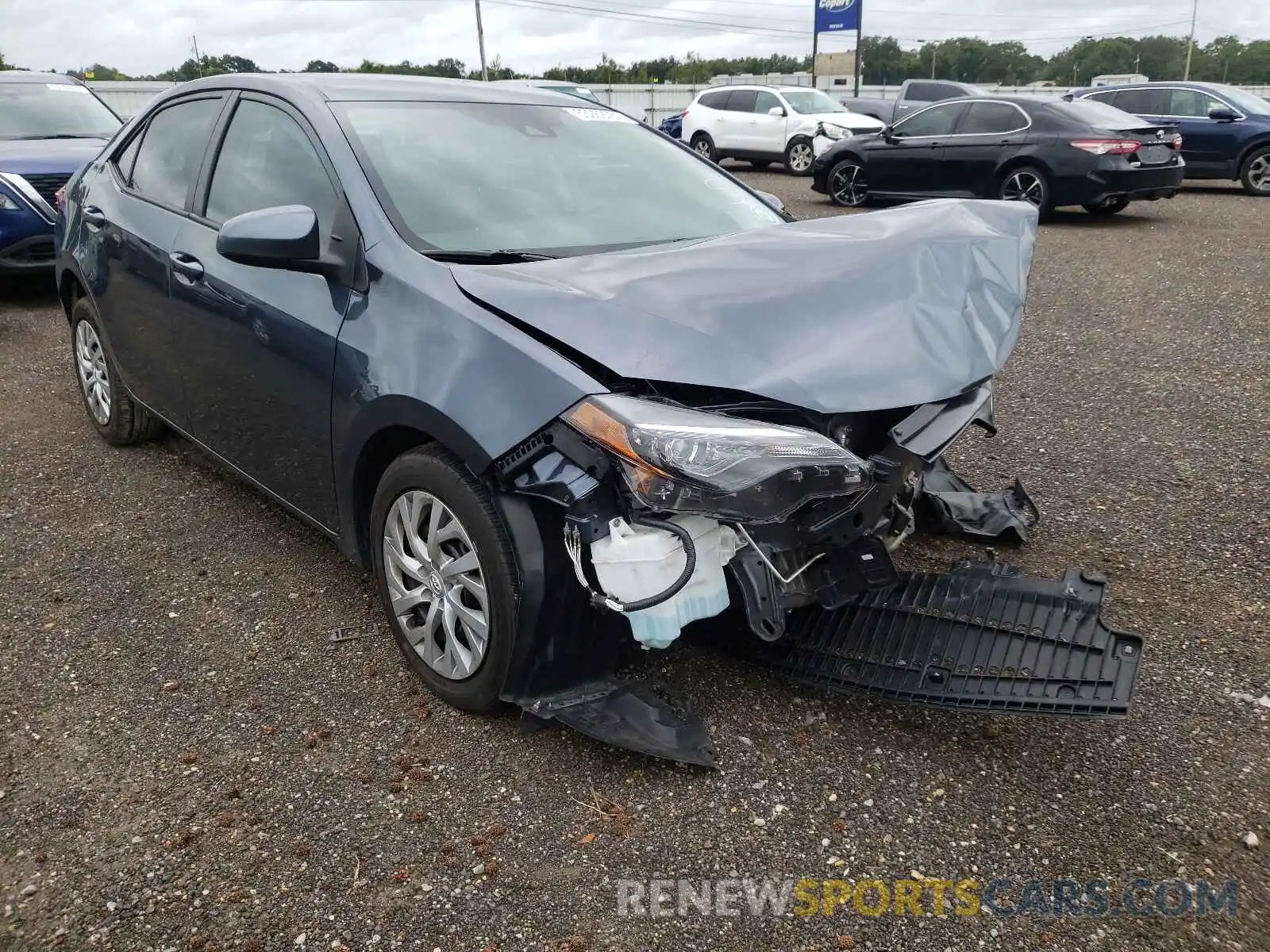 1 Photograph of a damaged car 2T1BURHE9KC217251 TOYOTA COROLLA 2019