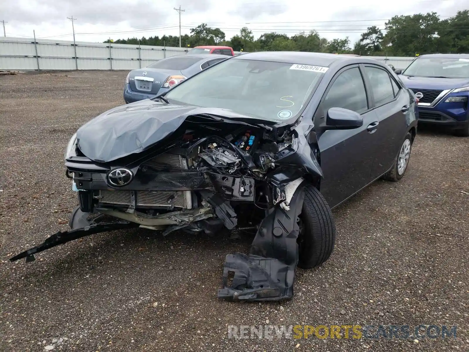 2 Photograph of a damaged car 2T1BURHE9KC217251 TOYOTA COROLLA 2019