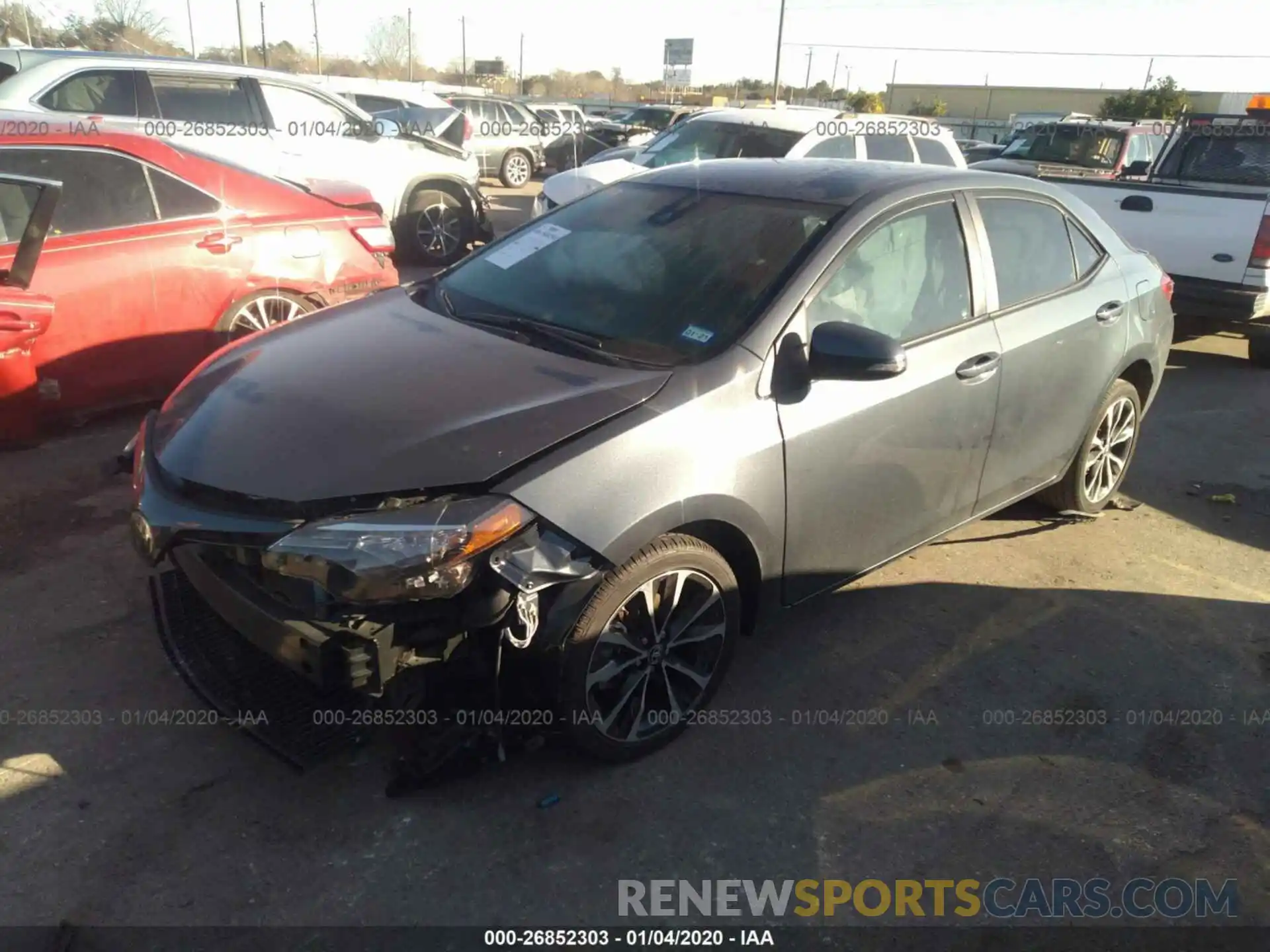 2 Photograph of a damaged car 2T1BURHE9KC217296 TOYOTA COROLLA 2019