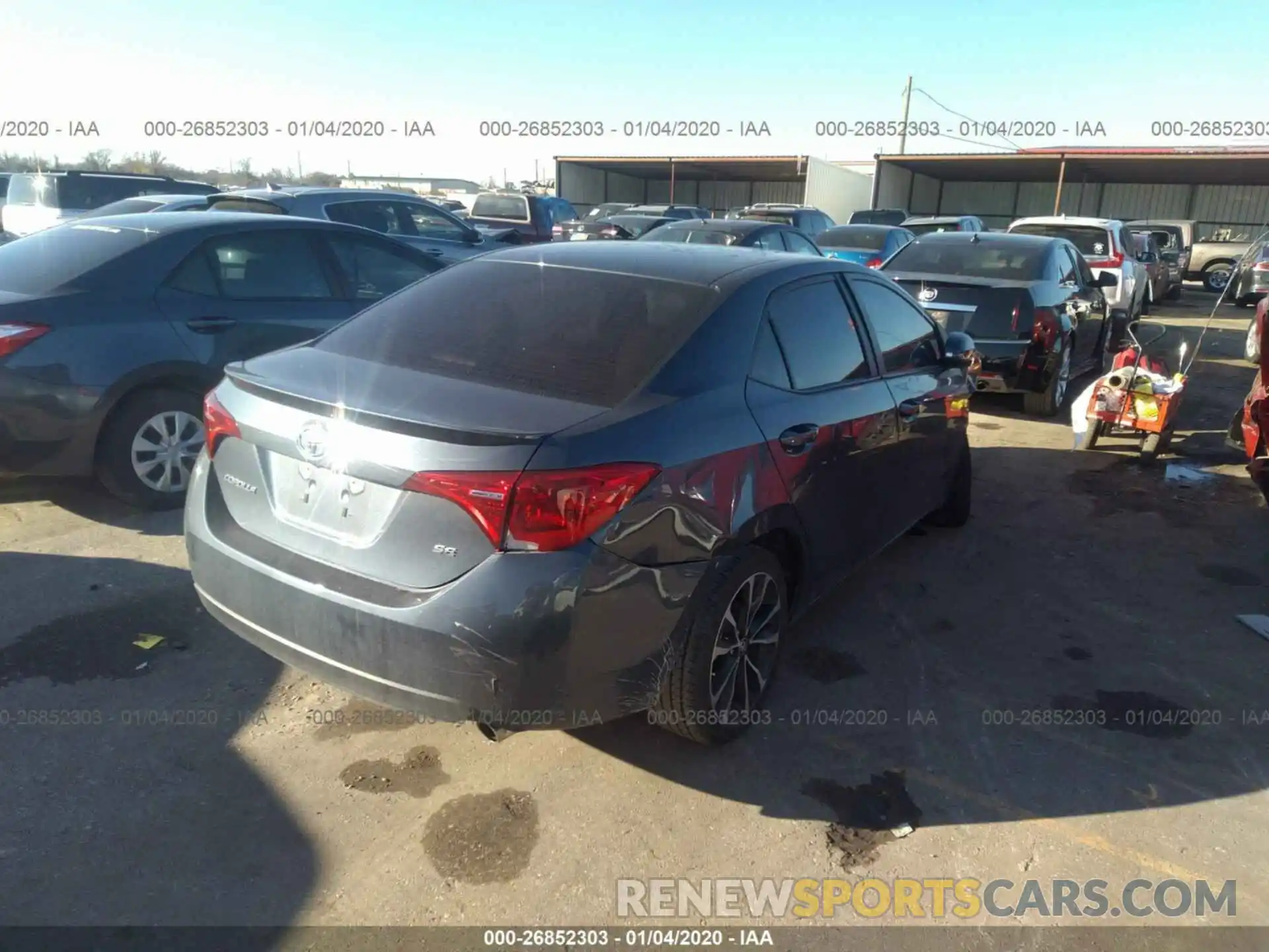 4 Photograph of a damaged car 2T1BURHE9KC217296 TOYOTA COROLLA 2019