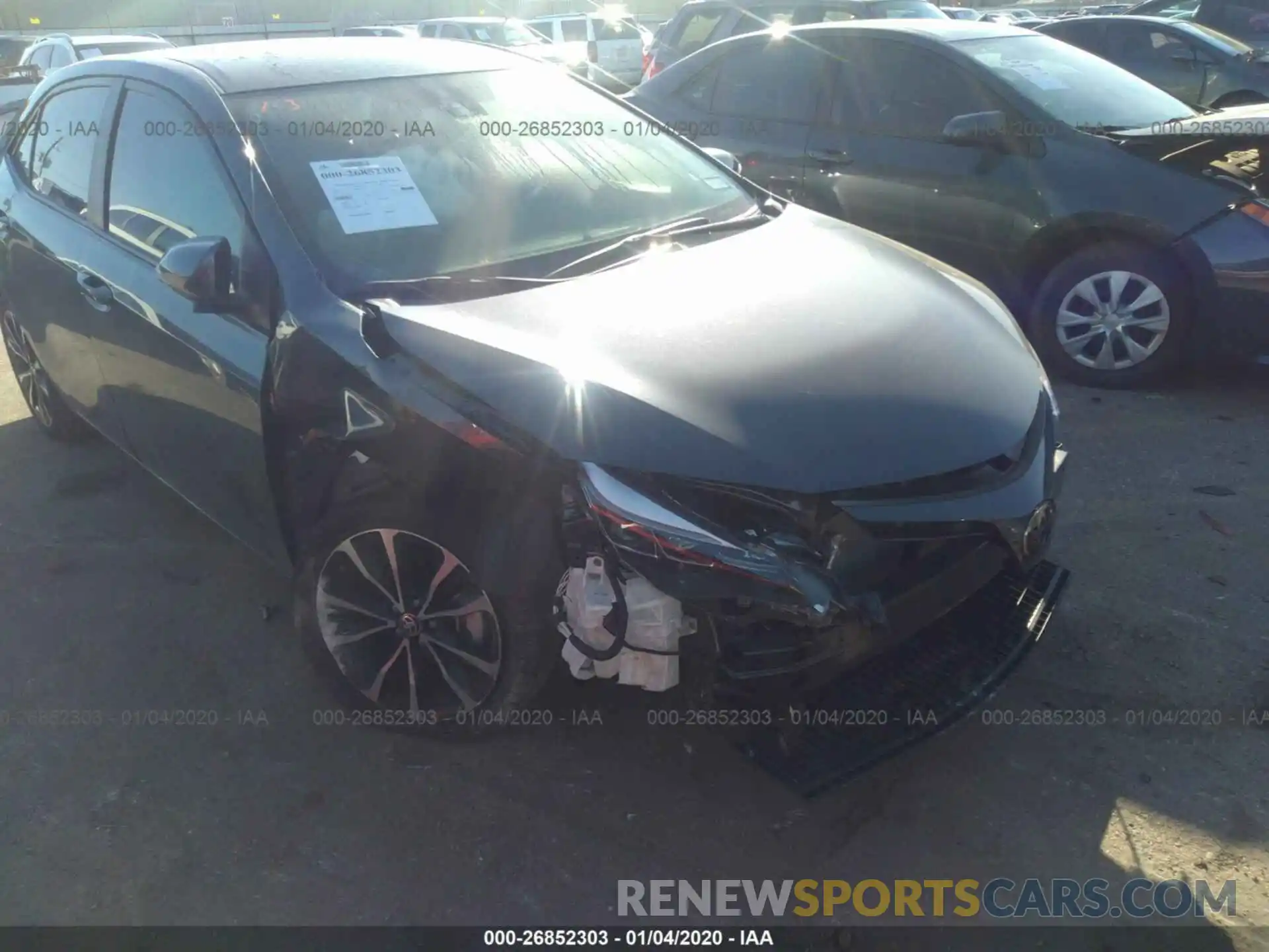 6 Photograph of a damaged car 2T1BURHE9KC217296 TOYOTA COROLLA 2019