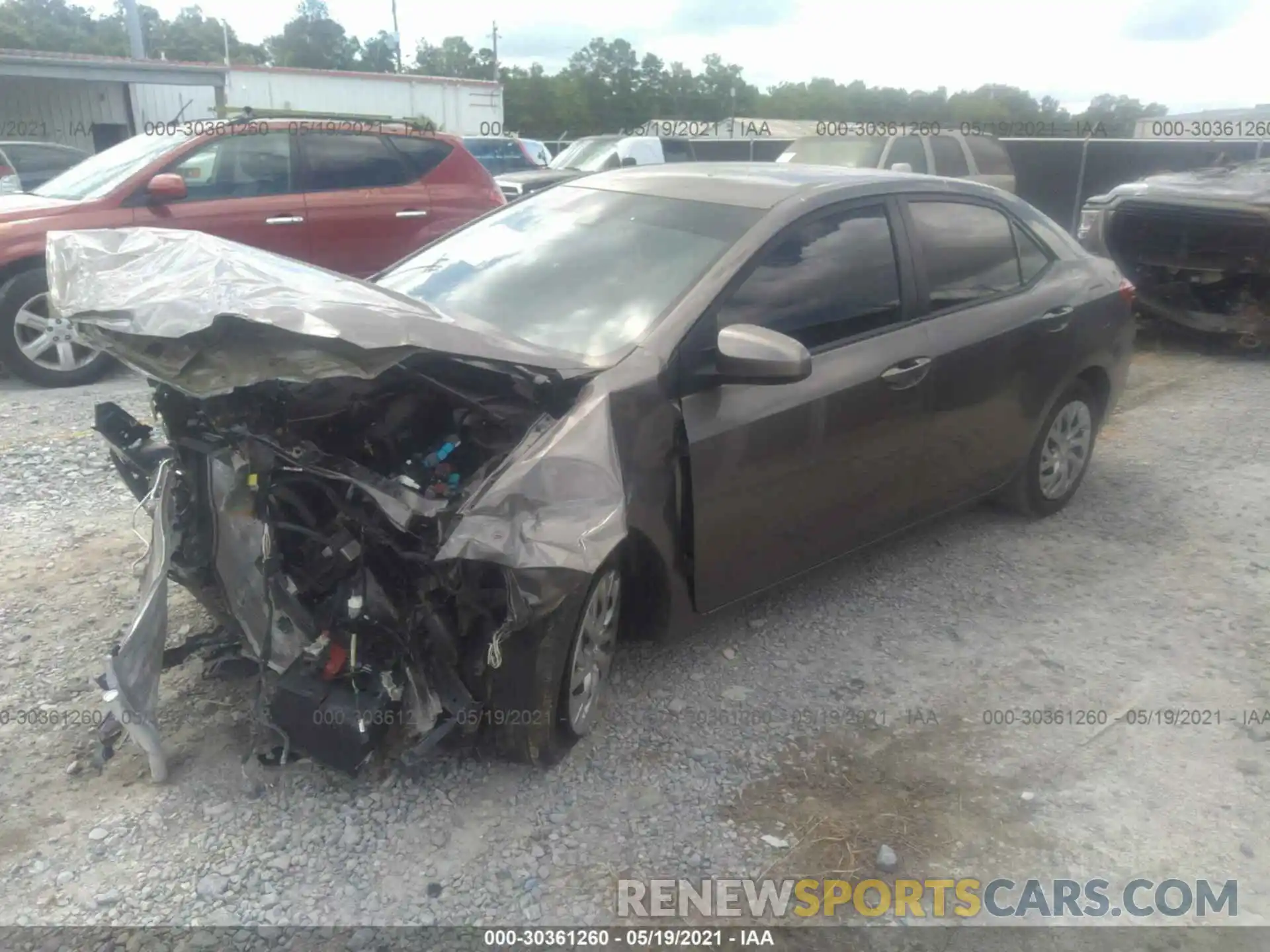 2 Photograph of a damaged car 2T1BURHE9KC217637 TOYOTA COROLLA 2019