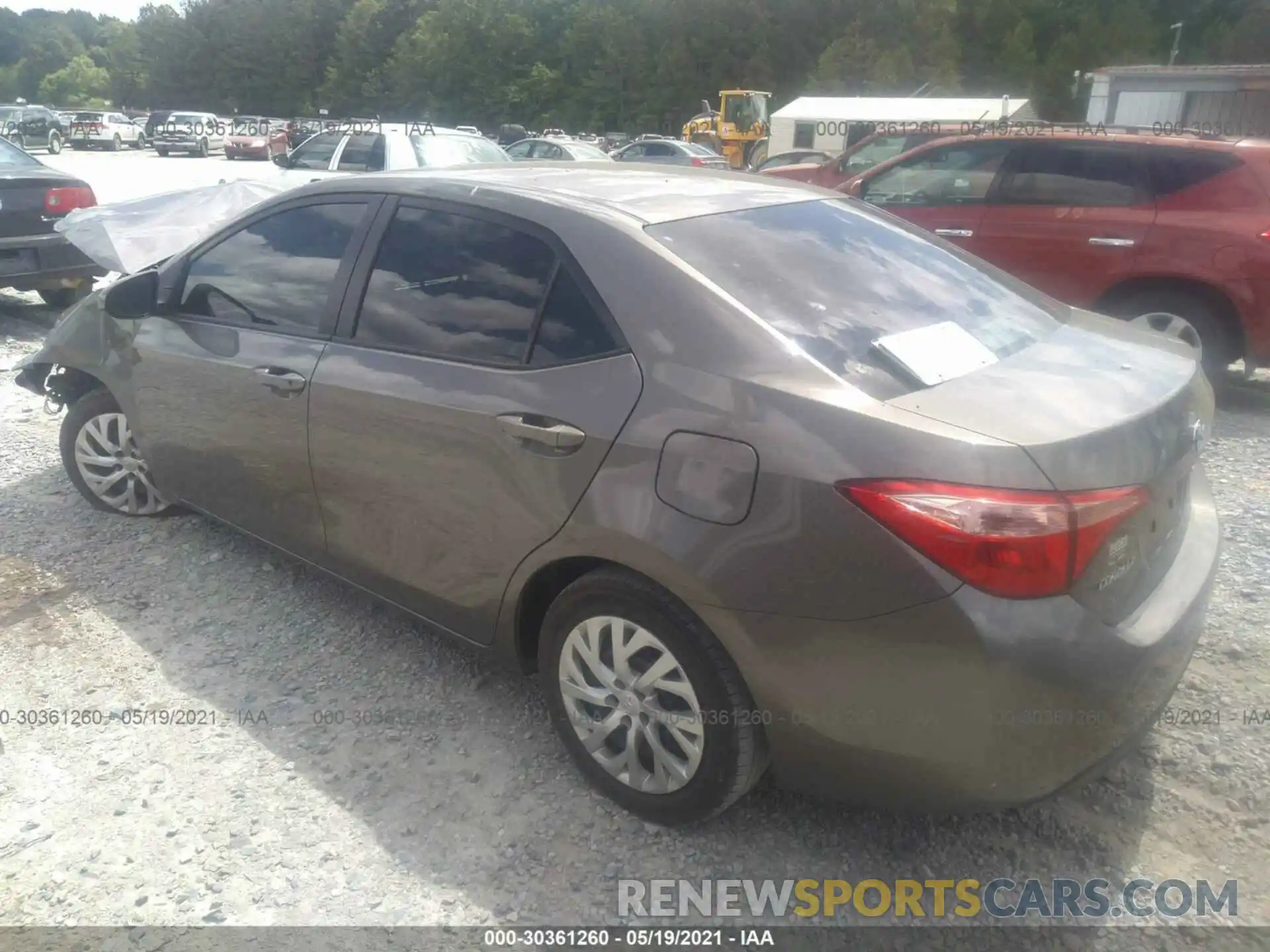 3 Photograph of a damaged car 2T1BURHE9KC217637 TOYOTA COROLLA 2019