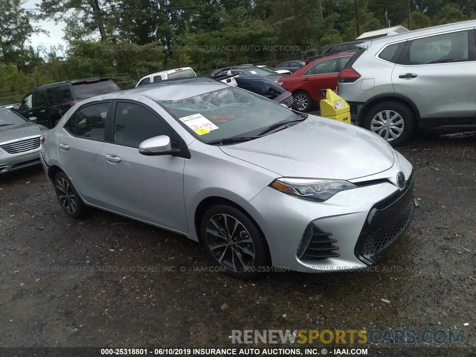 1 Photograph of a damaged car 2T1BURHE9KC217685 TOYOTA COROLLA 2019