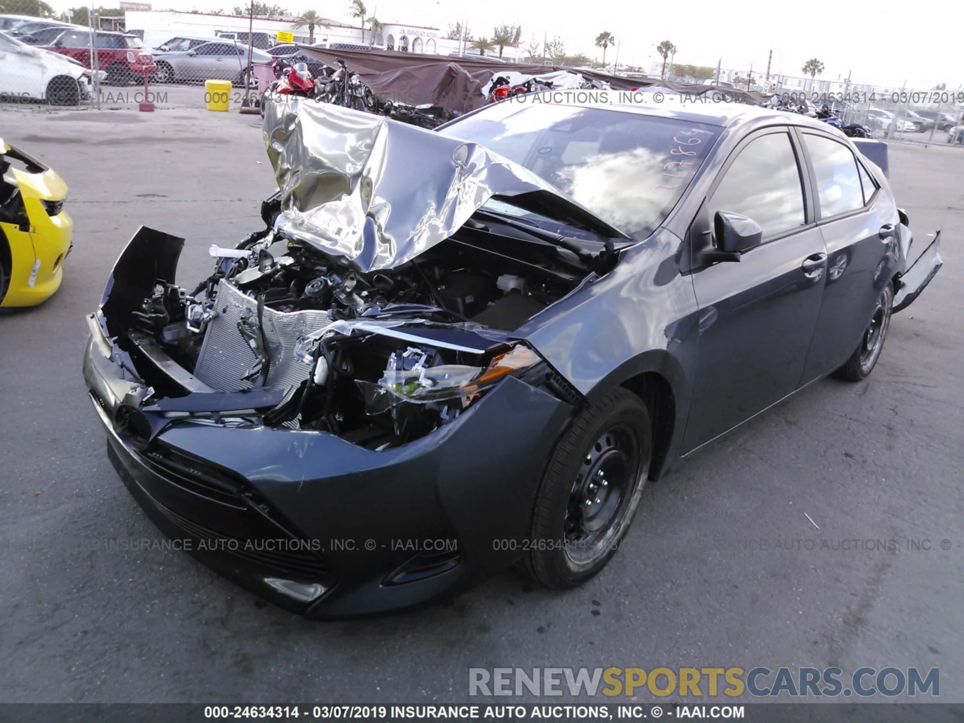 2 Photograph of a damaged car 2T1BURHE9KC217864 TOYOTA COROLLA 2019