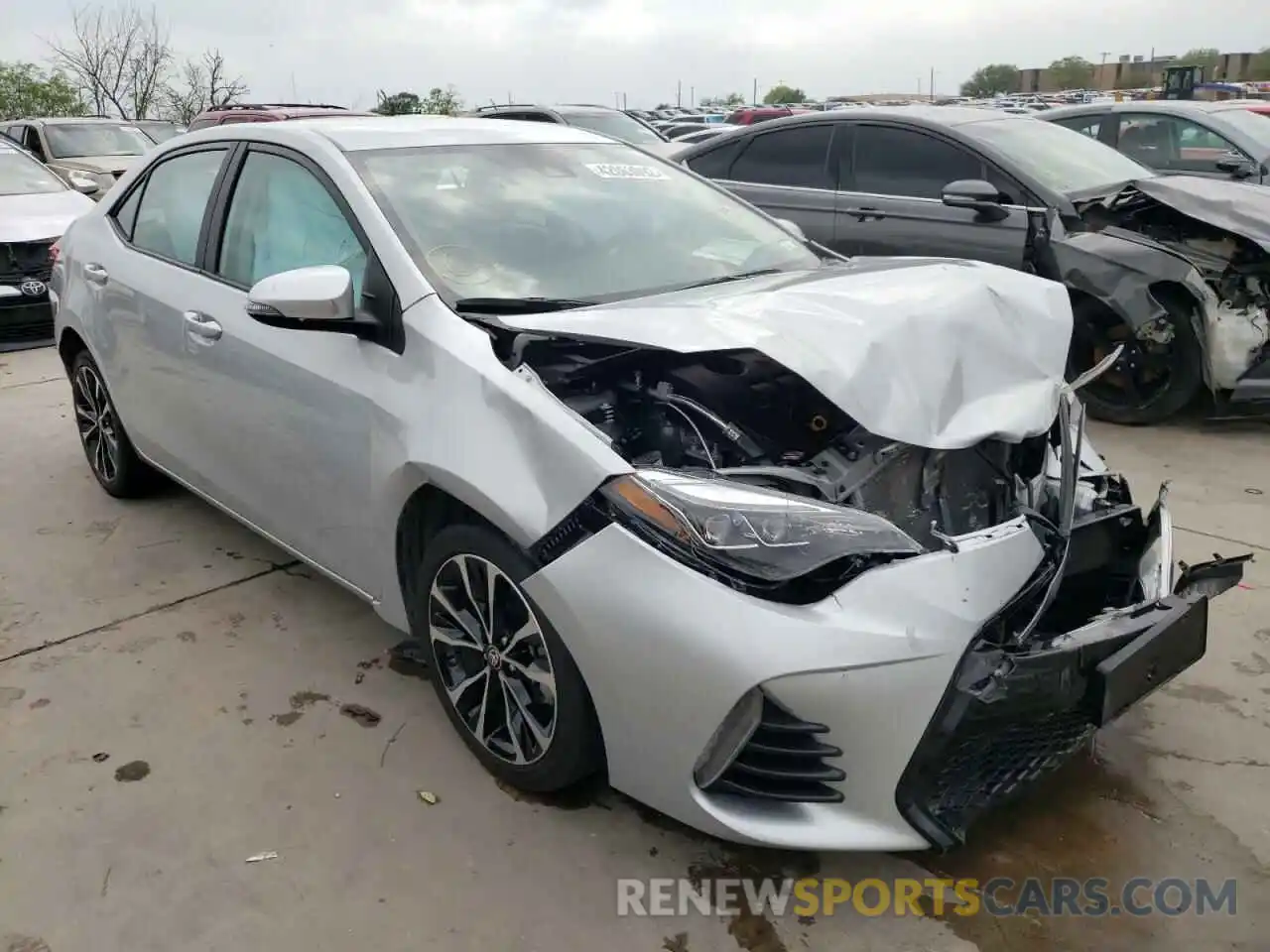 1 Photograph of a damaged car 2T1BURHE9KC217959 TOYOTA COROLLA 2019