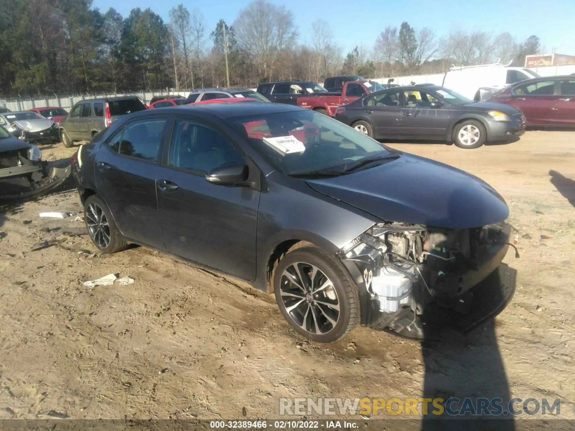 1 Photograph of a damaged car 2T1BURHE9KC218481 TOYOTA COROLLA 2019