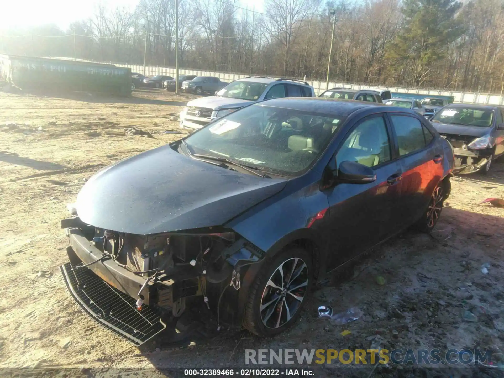 2 Photograph of a damaged car 2T1BURHE9KC218481 TOYOTA COROLLA 2019