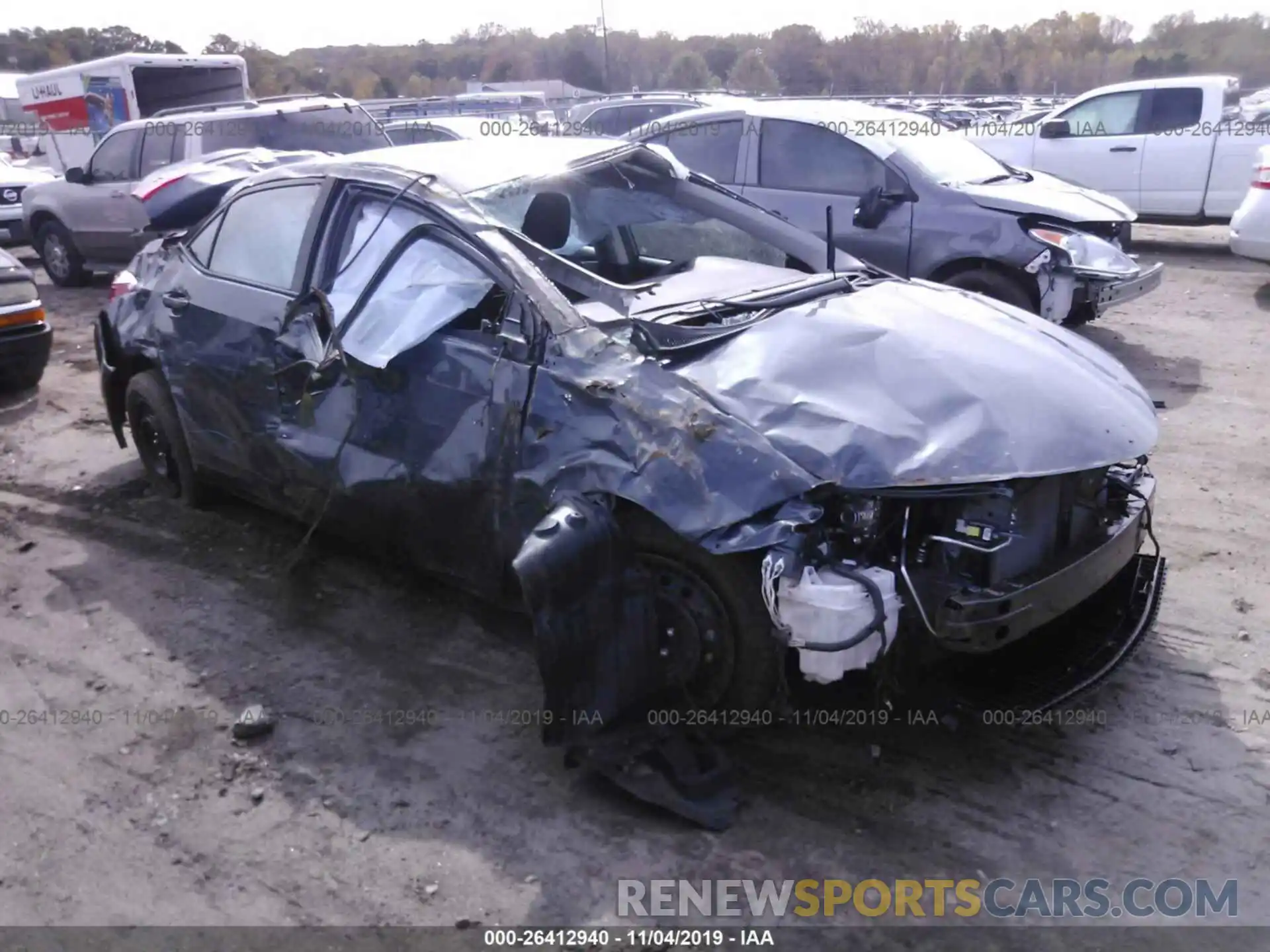 1 Photograph of a damaged car 2T1BURHE9KC218657 TOYOTA COROLLA 2019