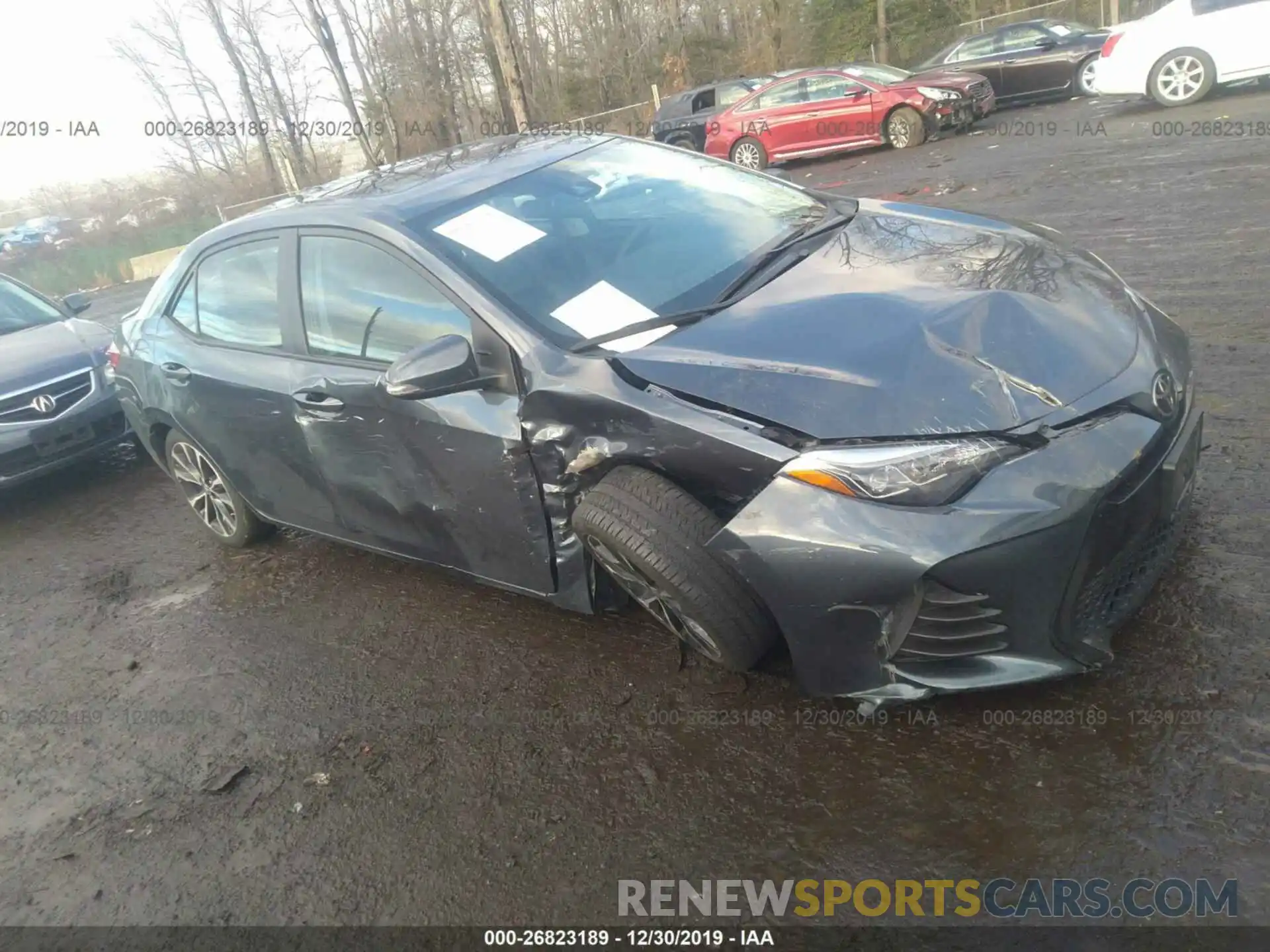 1 Photograph of a damaged car 2T1BURHE9KC219324 TOYOTA COROLLA 2019