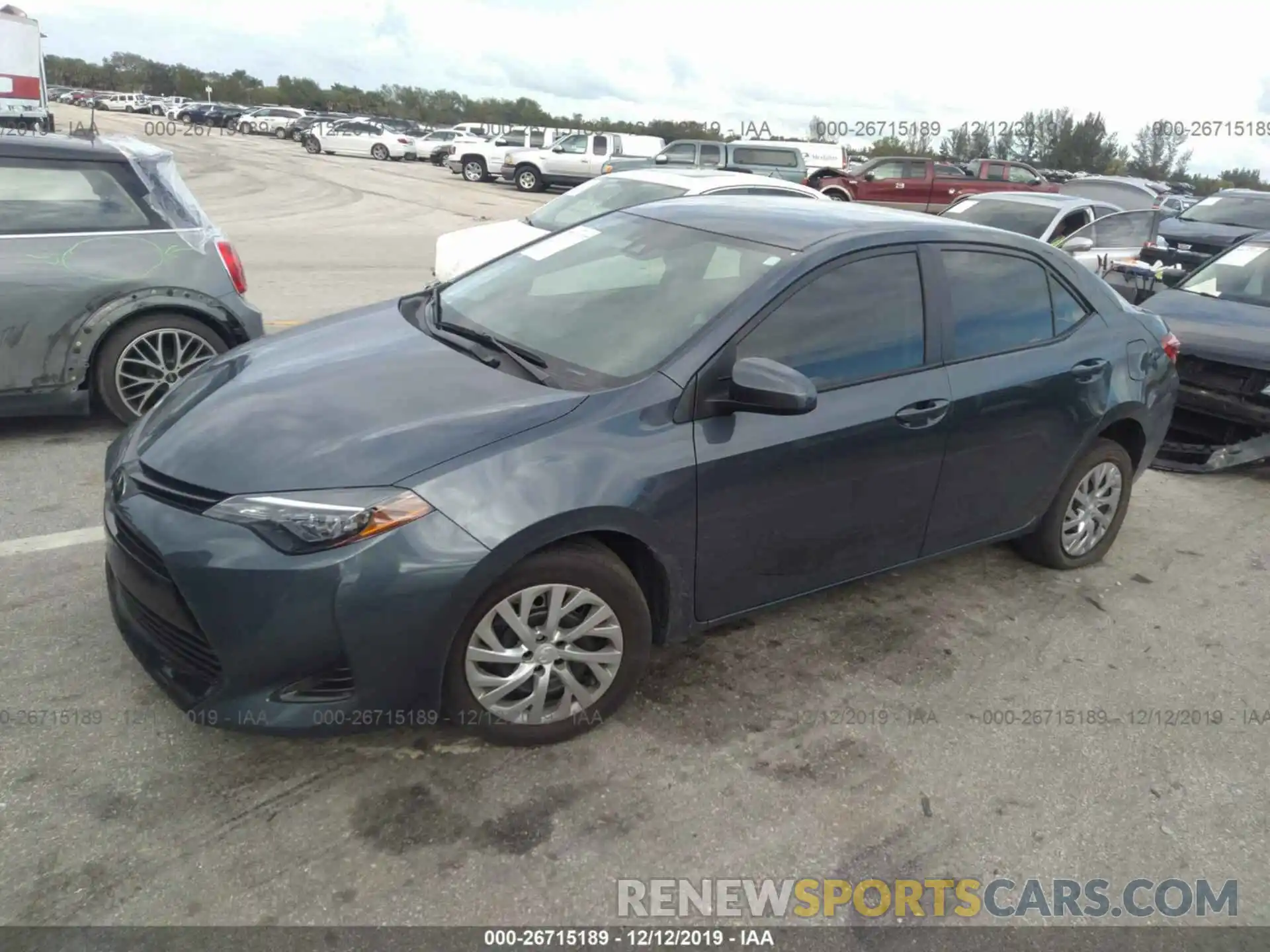 2 Photograph of a damaged car 2T1BURHE9KC219551 TOYOTA COROLLA 2019