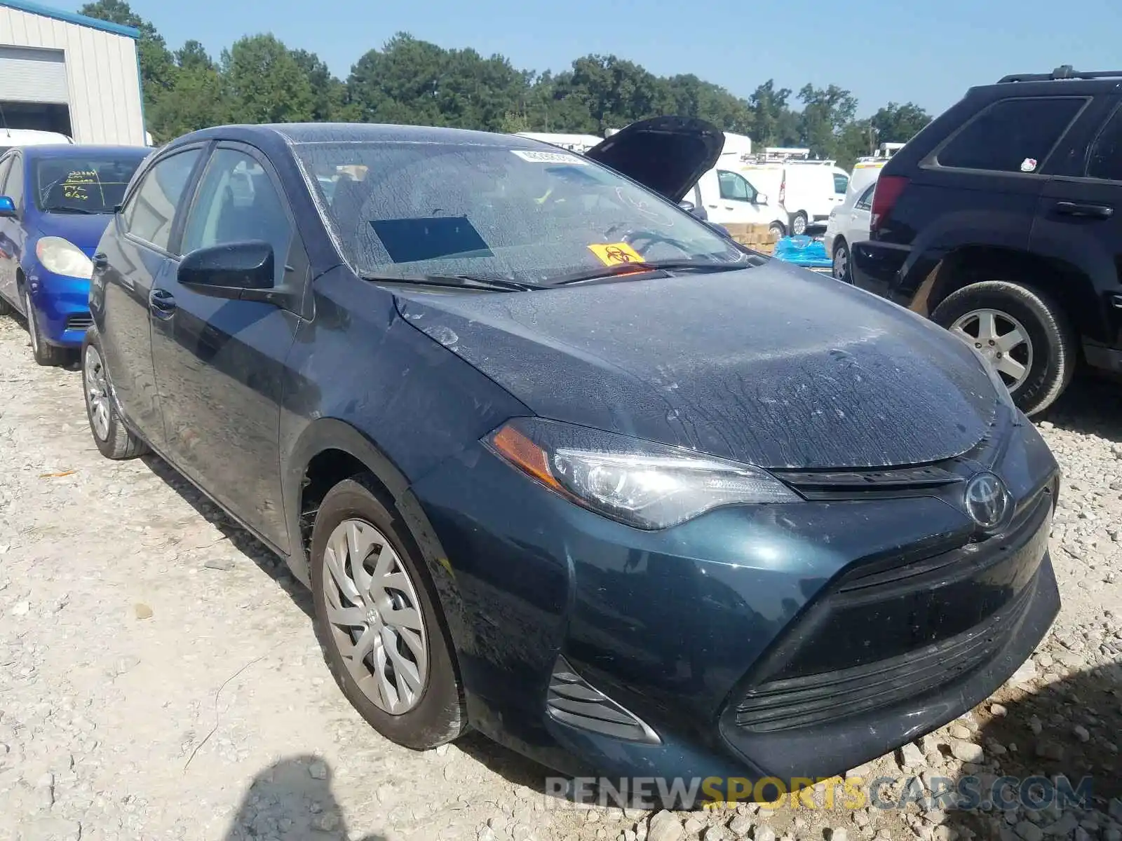 1 Photograph of a damaged car 2T1BURHE9KC220554 TOYOTA COROLLA 2019