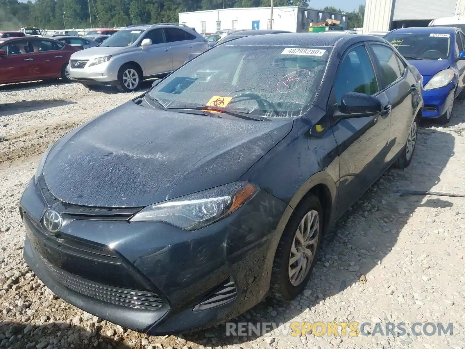 2 Photograph of a damaged car 2T1BURHE9KC220554 TOYOTA COROLLA 2019