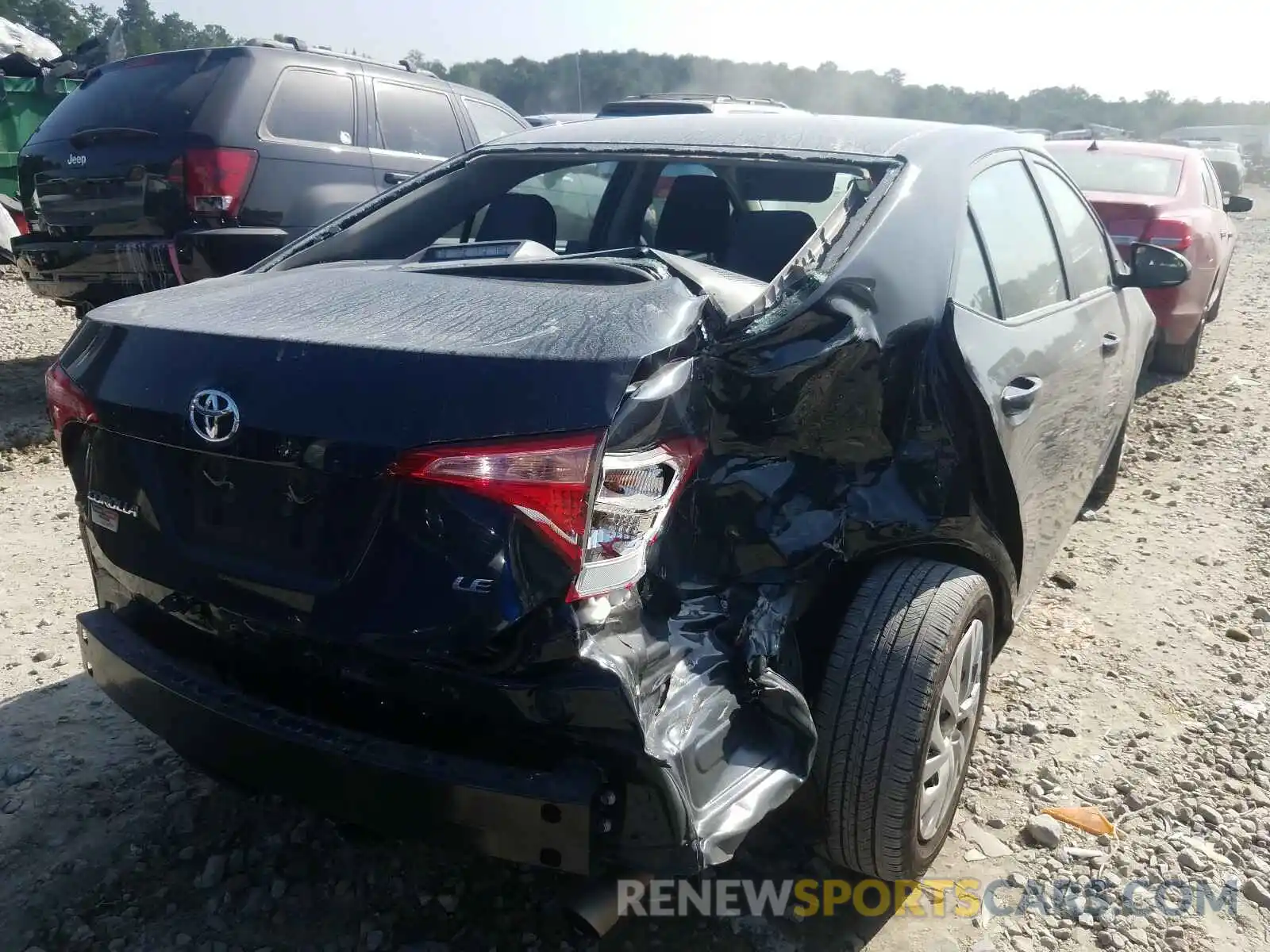 4 Photograph of a damaged car 2T1BURHE9KC220554 TOYOTA COROLLA 2019