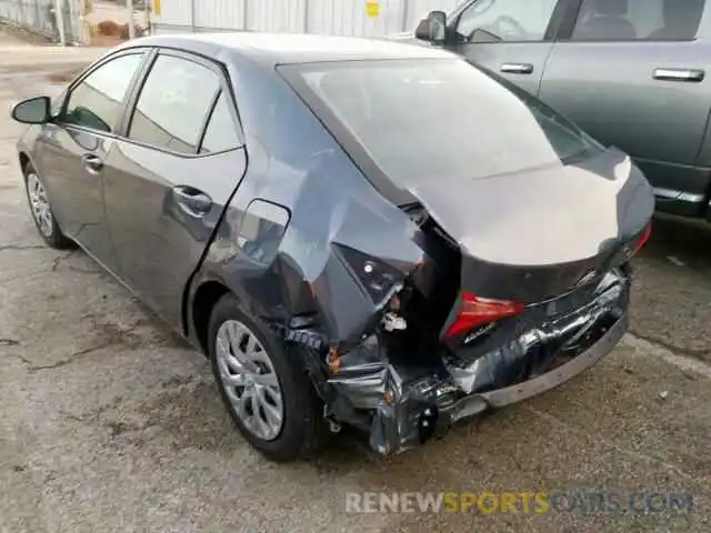 3 Photograph of a damaged car 2T1BURHE9KC221025 TOYOTA COROLLA 2019