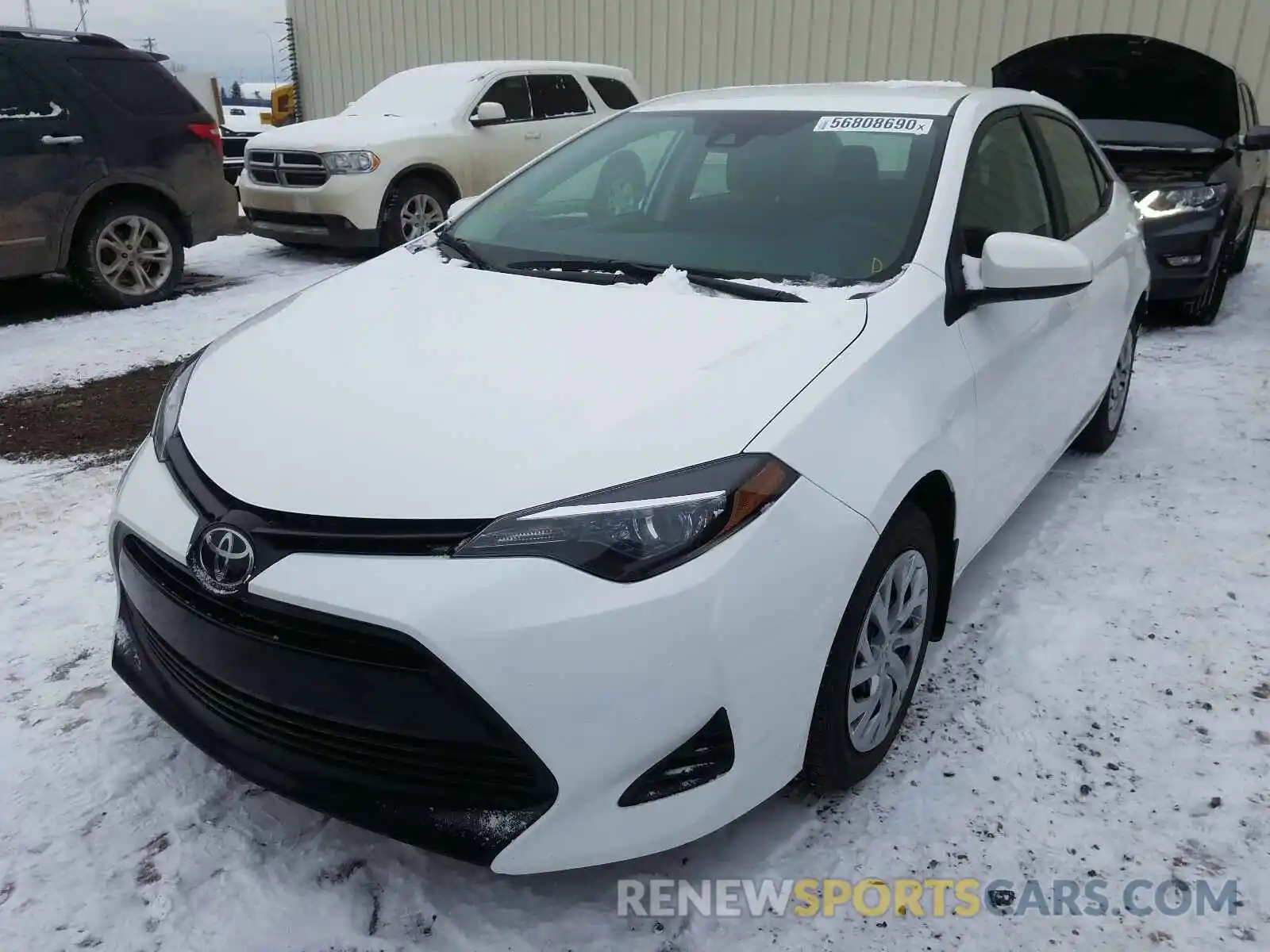 2 Photograph of a damaged car 2T1BURHE9KC221252 TOYOTA COROLLA 2019