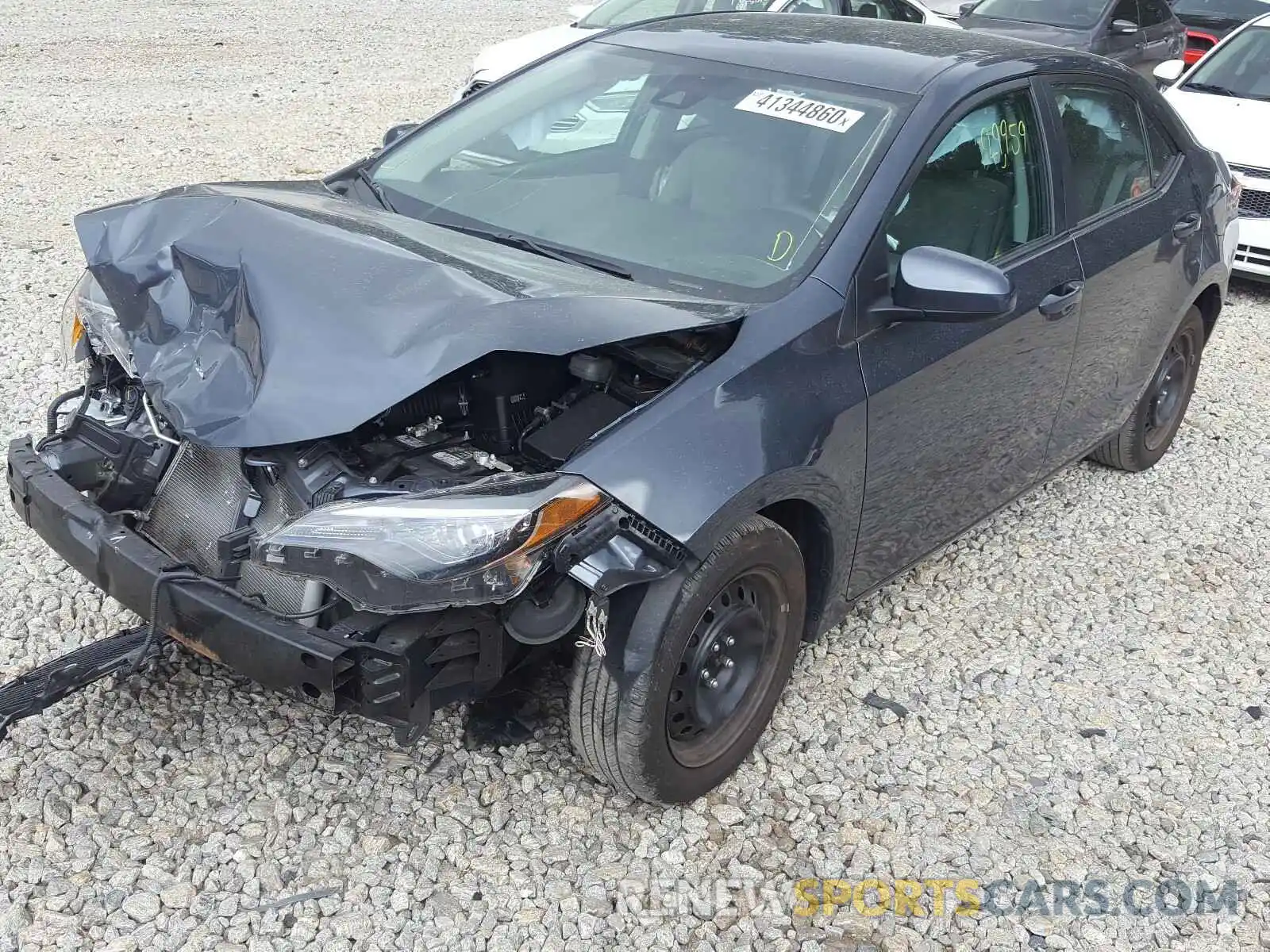 2 Photograph of a damaged car 2T1BURHE9KC221347 TOYOTA COROLLA 2019