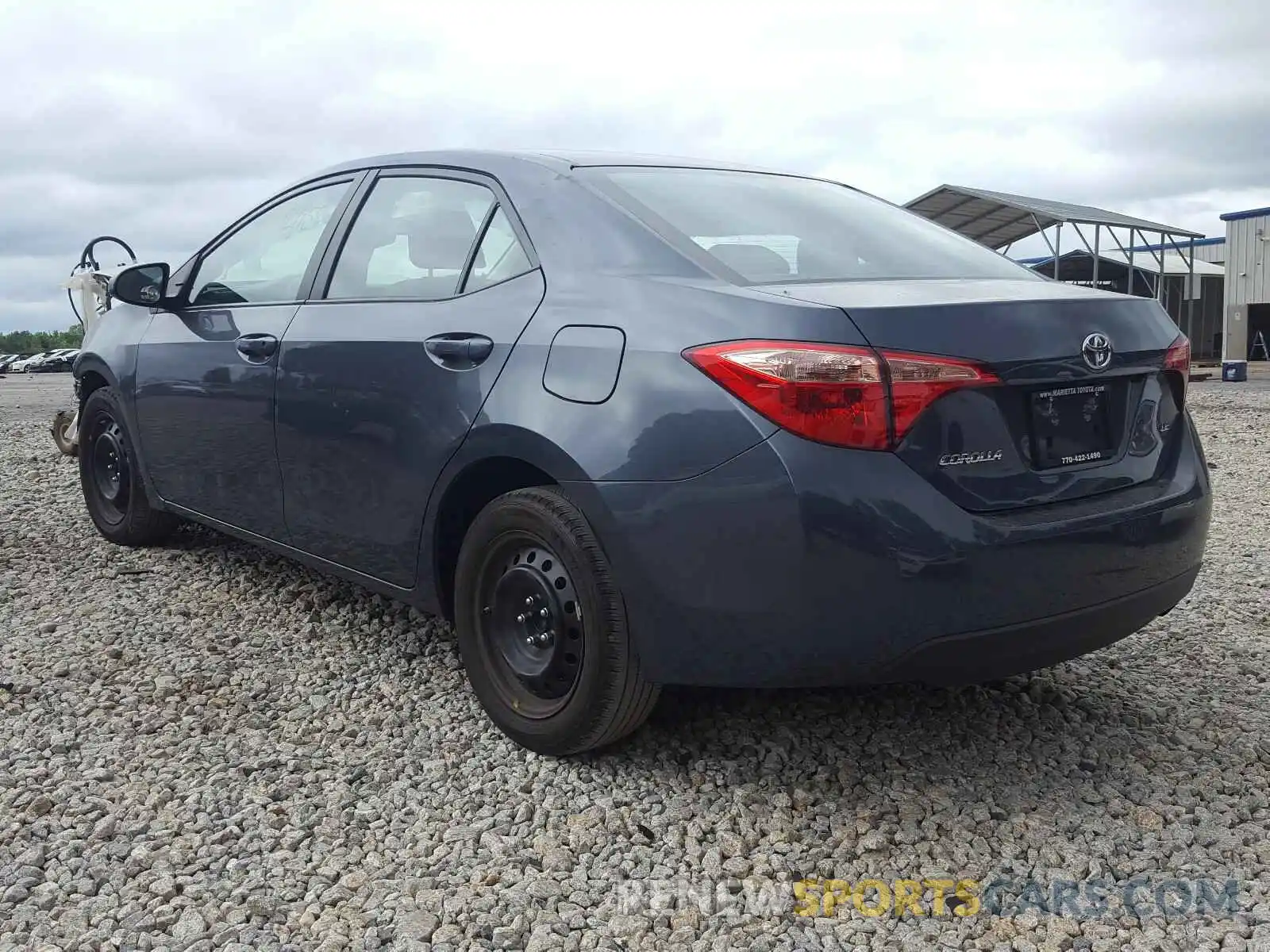 3 Photograph of a damaged car 2T1BURHE9KC221347 TOYOTA COROLLA 2019