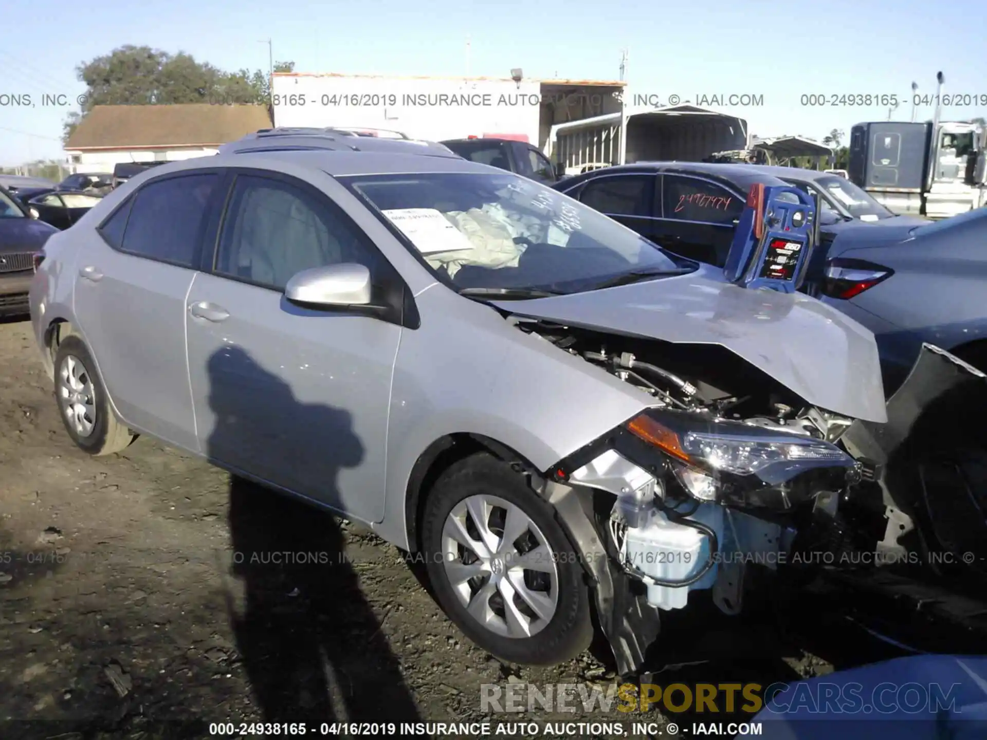 1 Photograph of a damaged car 2T1BURHE9KC222322 TOYOTA COROLLA 2019