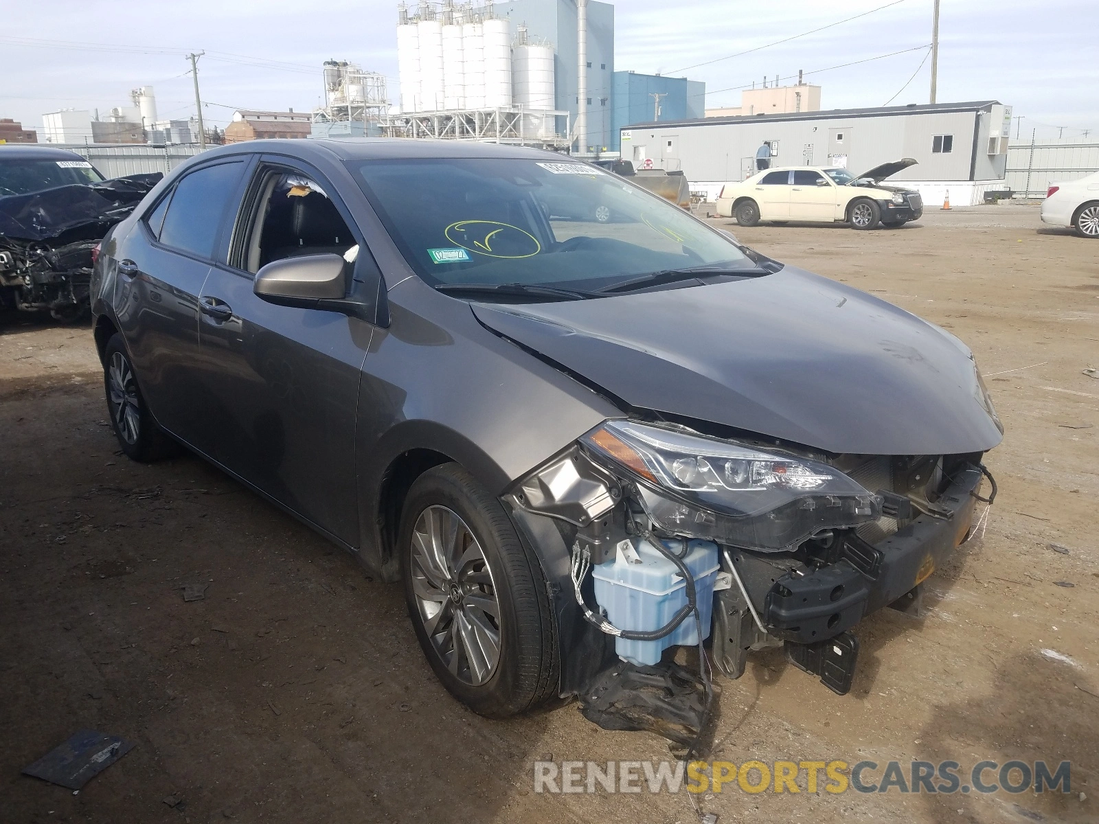 1 Photograph of a damaged car 2T1BURHE9KC222689 TOYOTA COROLLA 2019