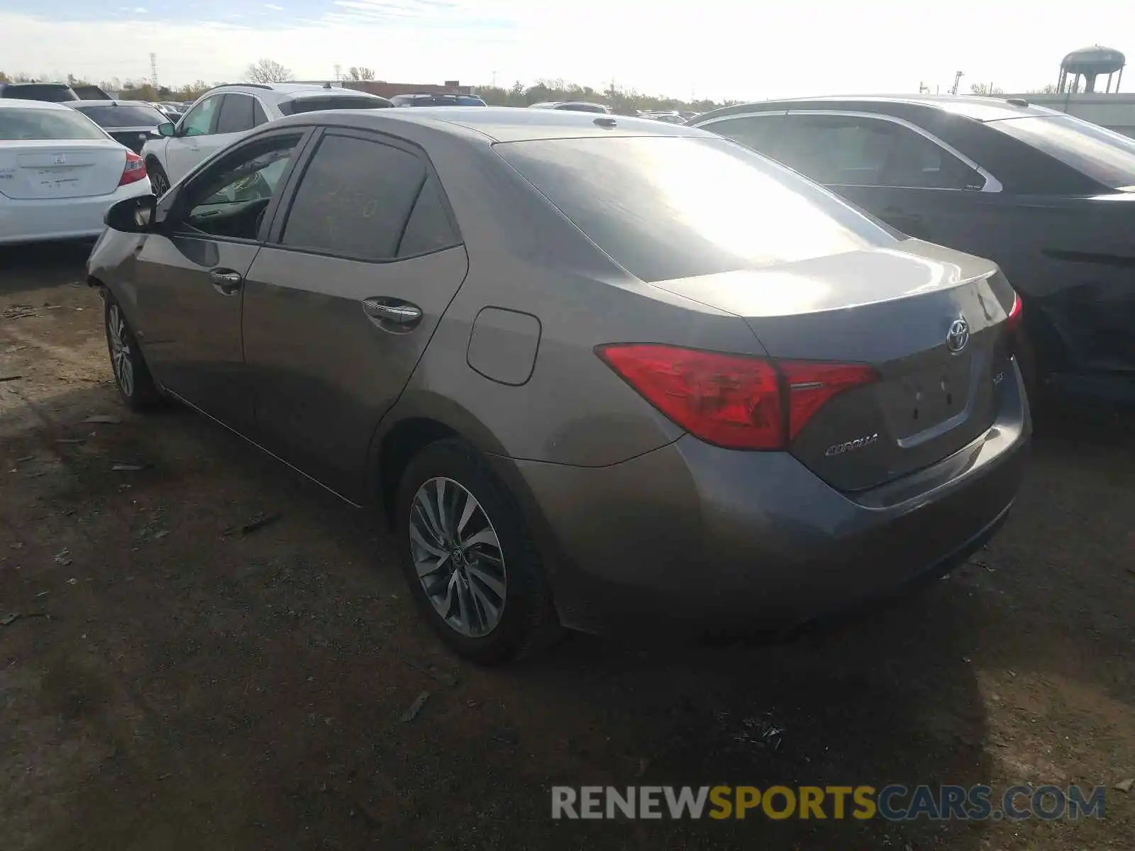 3 Photograph of a damaged car 2T1BURHE9KC222689 TOYOTA COROLLA 2019