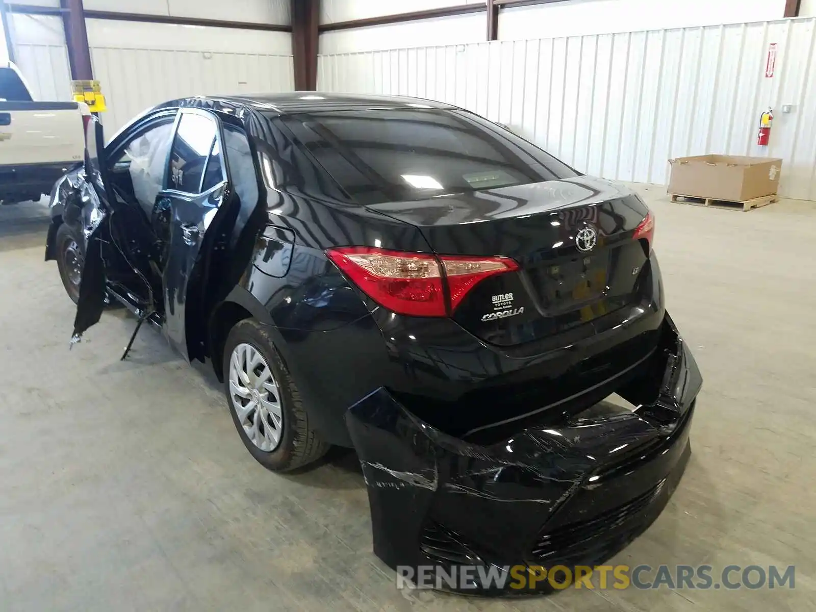 3 Photograph of a damaged car 2T1BURHE9KC222899 TOYOTA COROLLA 2019