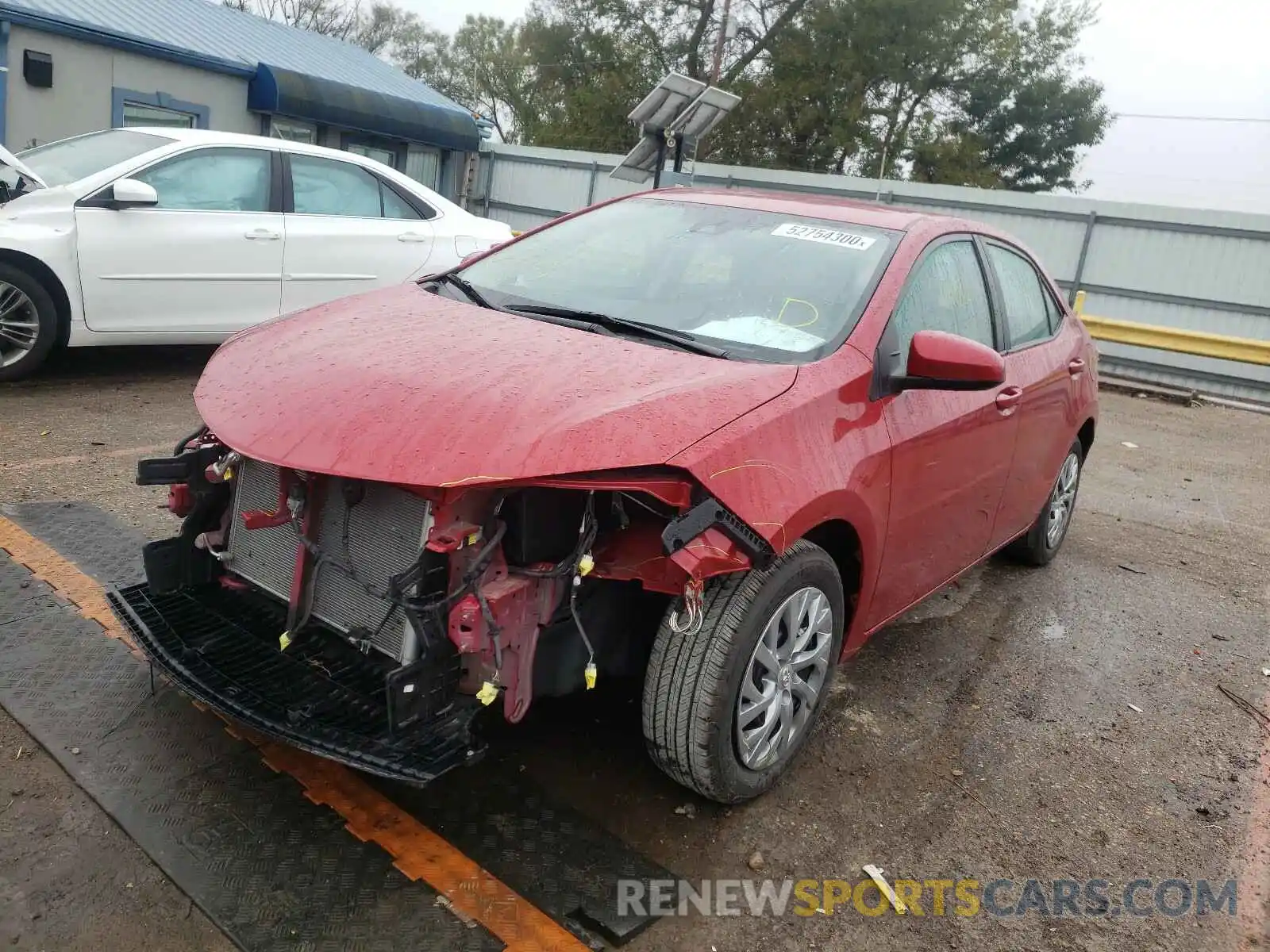 2 Photograph of a damaged car 2T1BURHE9KC223132 TOYOTA COROLLA 2019