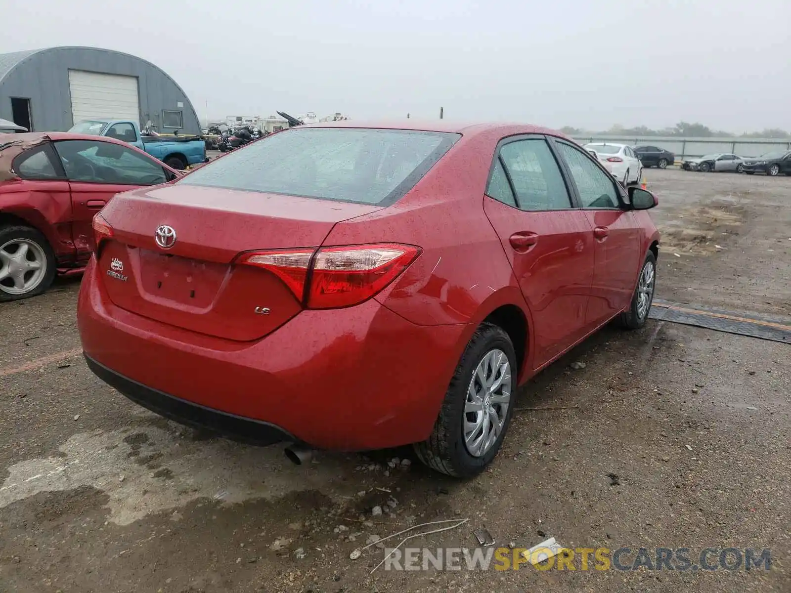 4 Photograph of a damaged car 2T1BURHE9KC223132 TOYOTA COROLLA 2019