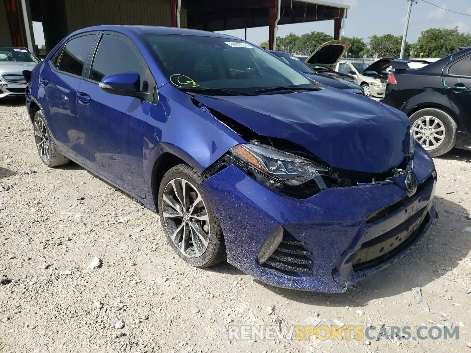 1 Photograph of a damaged car 2T1BURHE9KC223602 TOYOTA COROLLA 2019