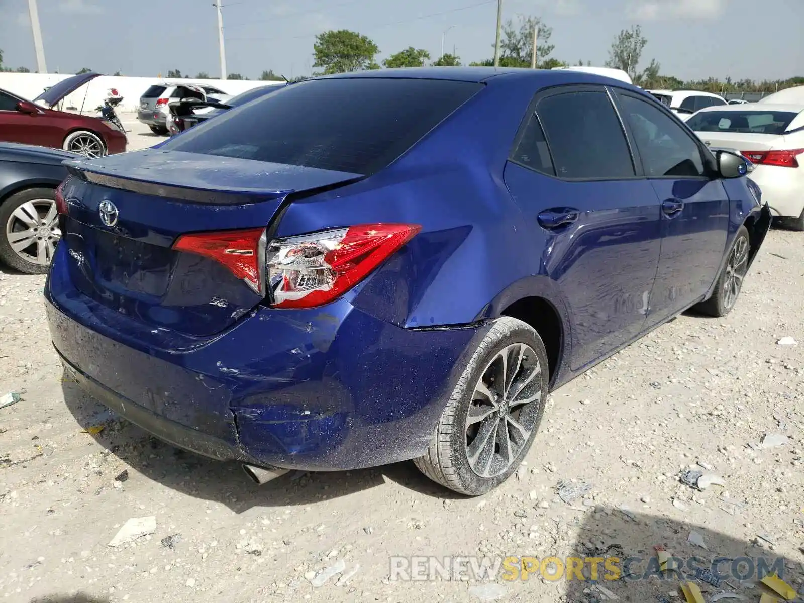 4 Photograph of a damaged car 2T1BURHE9KC223602 TOYOTA COROLLA 2019