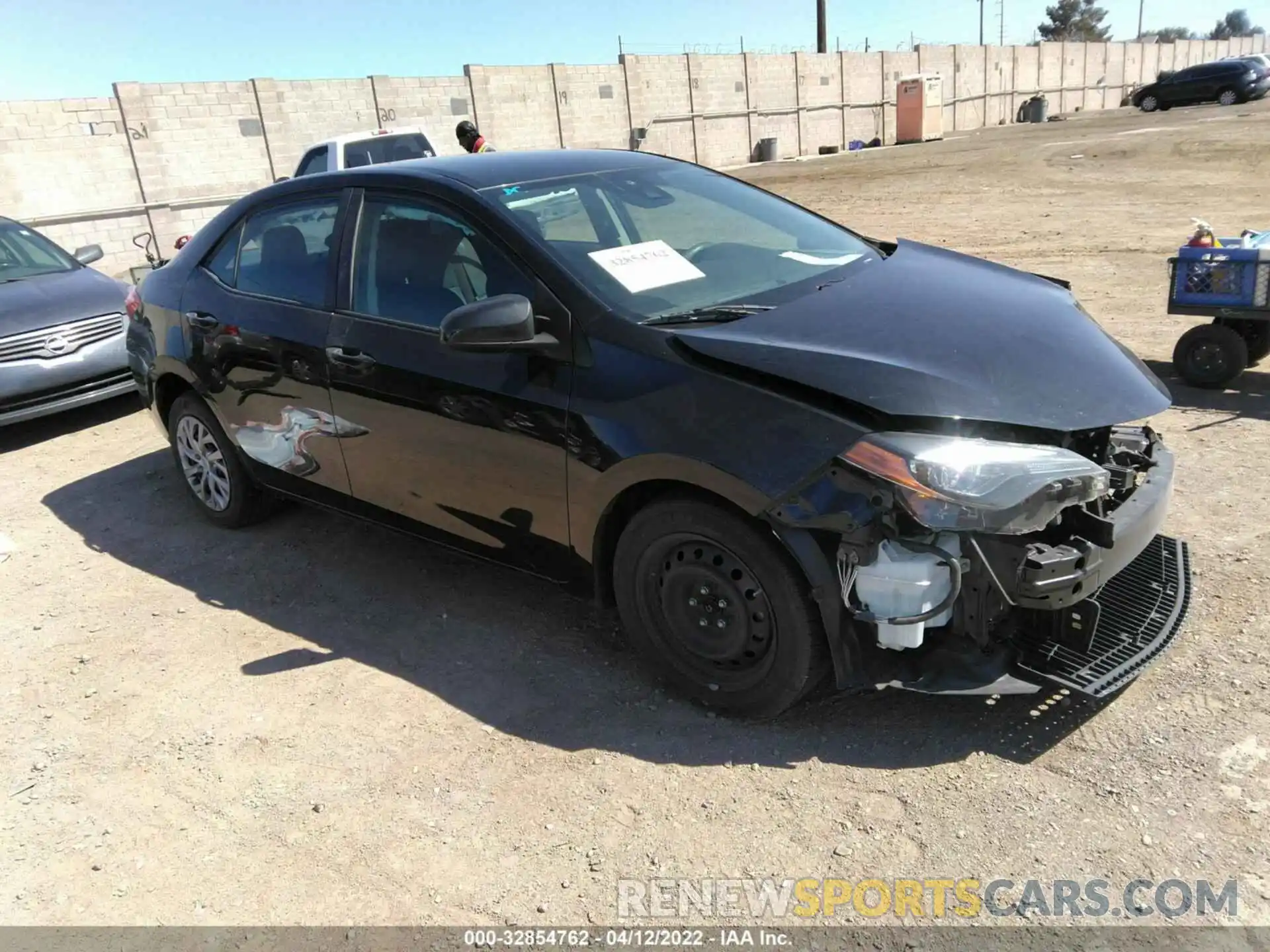 1 Photograph of a damaged car 2T1BURHE9KC223650 TOYOTA COROLLA 2019