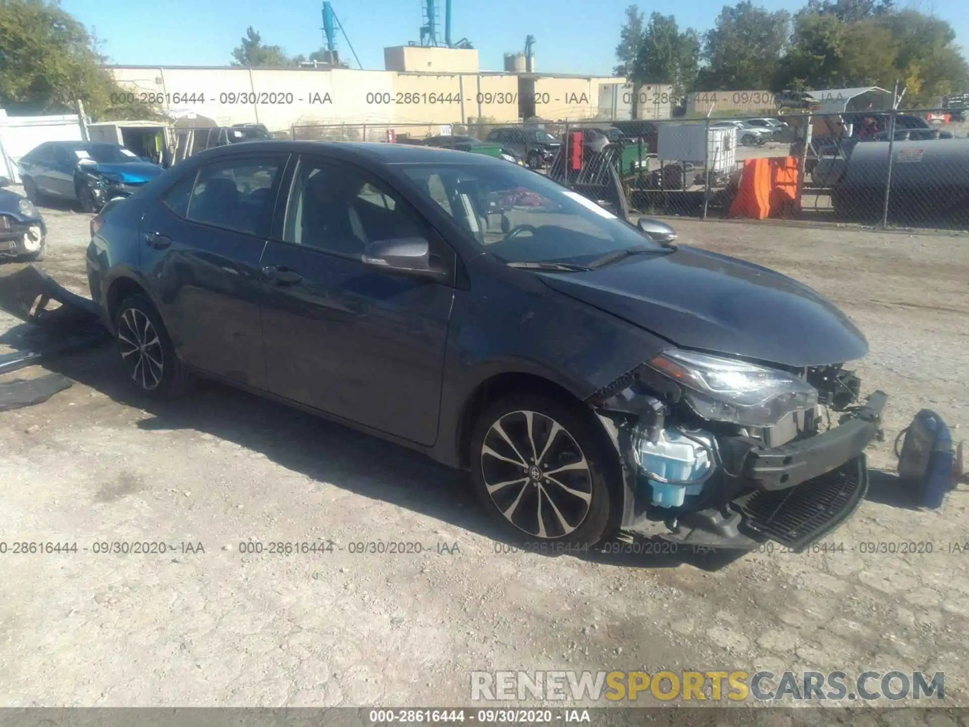 1 Photograph of a damaged car 2T1BURHE9KC223986 TOYOTA COROLLA 2019