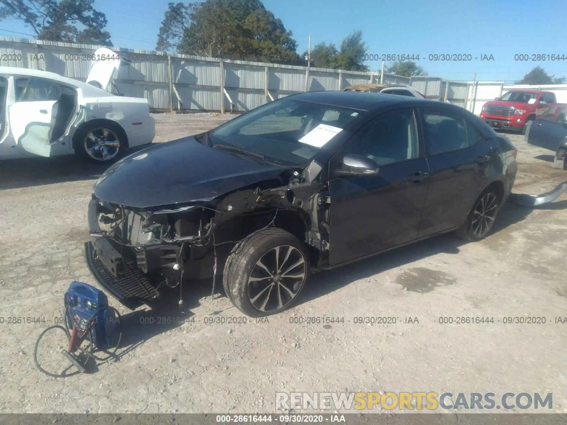 2 Photograph of a damaged car 2T1BURHE9KC223986 TOYOTA COROLLA 2019