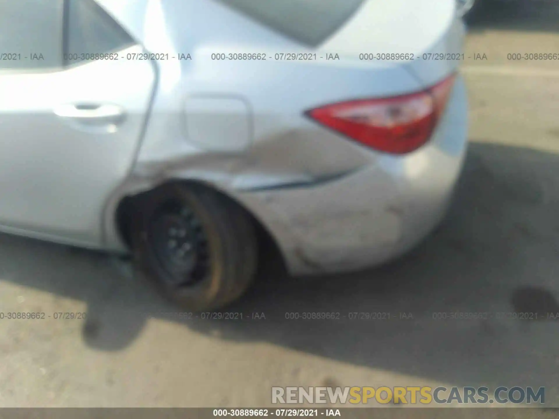 6 Photograph of a damaged car 2T1BURHE9KC224720 TOYOTA COROLLA 2019