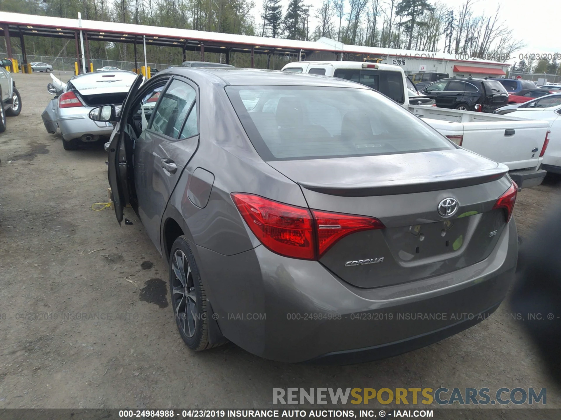 3 Photograph of a damaged car 2T1BURHE9KC225091 TOYOTA COROLLA 2019