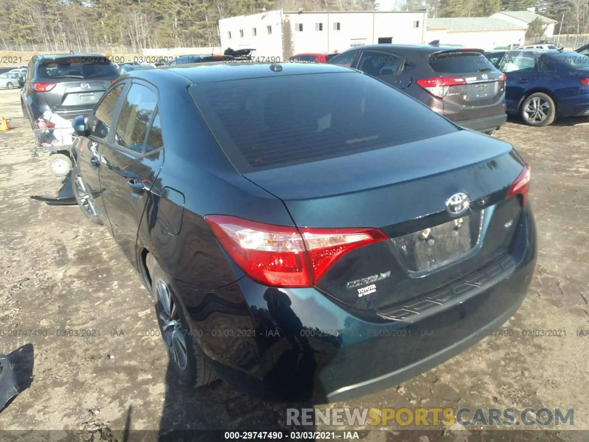 3 Photograph of a damaged car 2T1BURHE9KC225494 TOYOTA COROLLA 2019