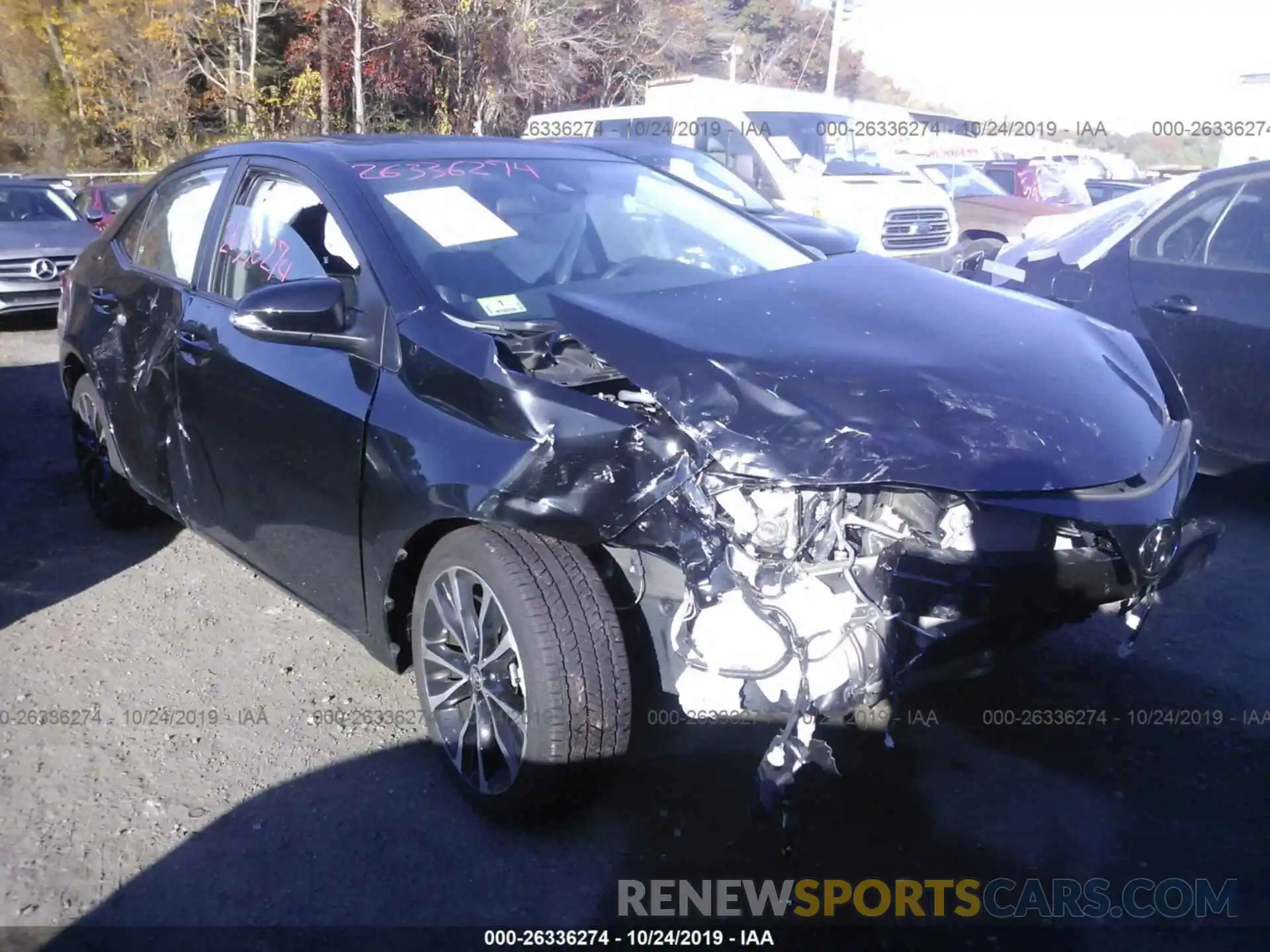 1 Photograph of a damaged car 2T1BURHE9KC225611 TOYOTA COROLLA 2019