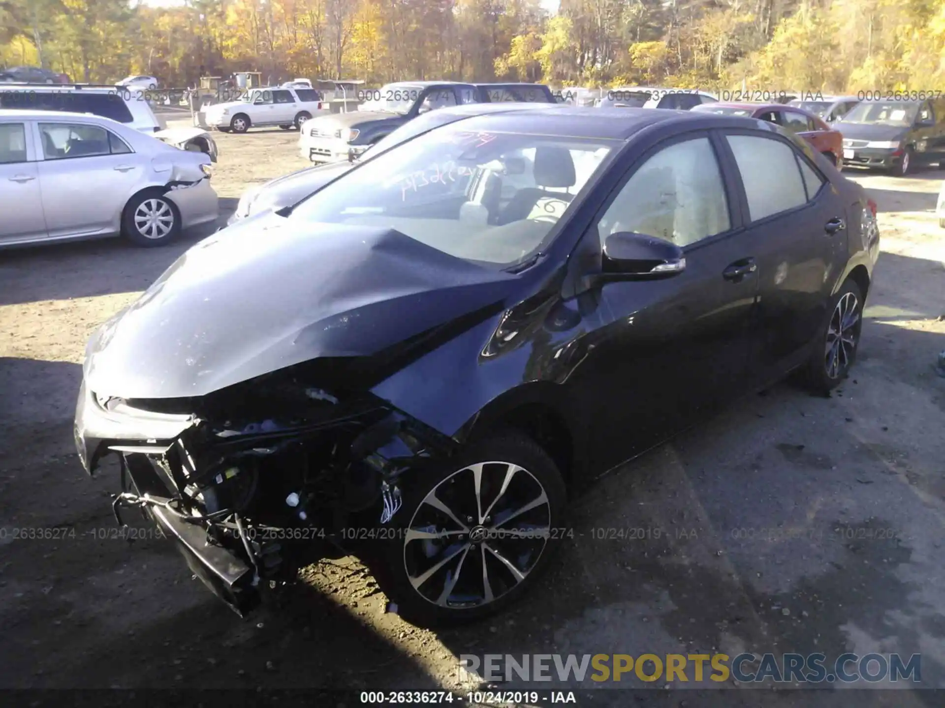 2 Photograph of a damaged car 2T1BURHE9KC225611 TOYOTA COROLLA 2019