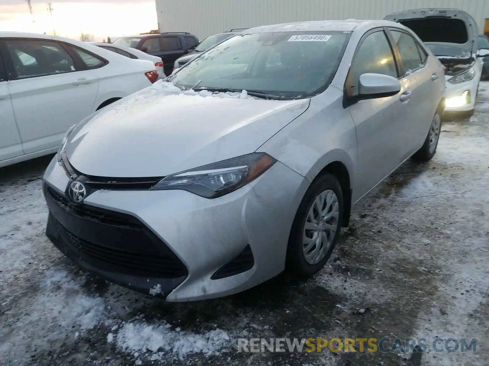 2 Photograph of a damaged car 2T1BURHE9KC225902 TOYOTA COROLLA 2019