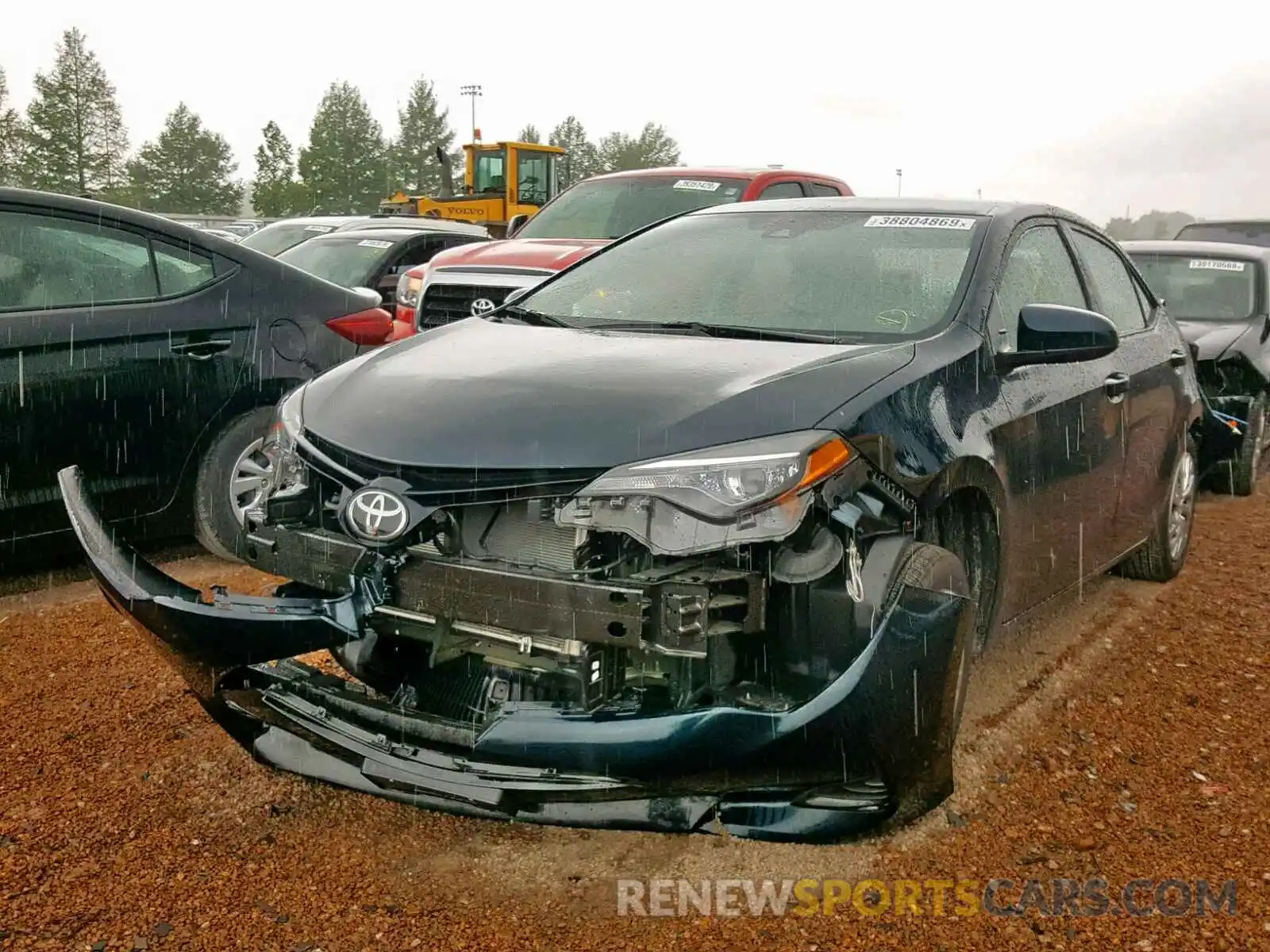 2 Photograph of a damaged car 2T1BURHE9KC225933 TOYOTA COROLLA 2019