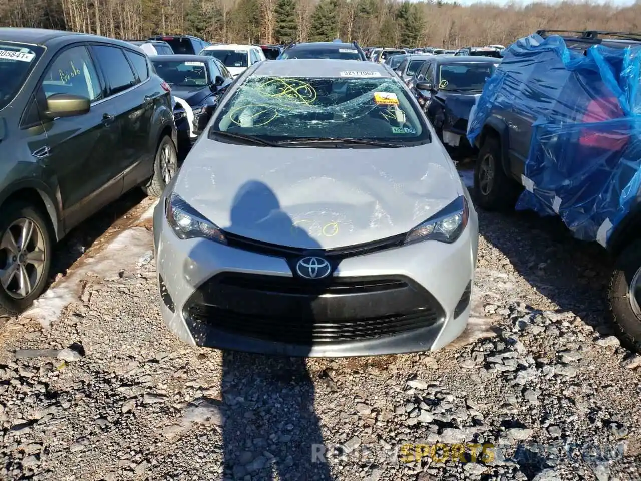 7 Photograph of a damaged car 2T1BURHE9KC225981 TOYOTA COROLLA 2019