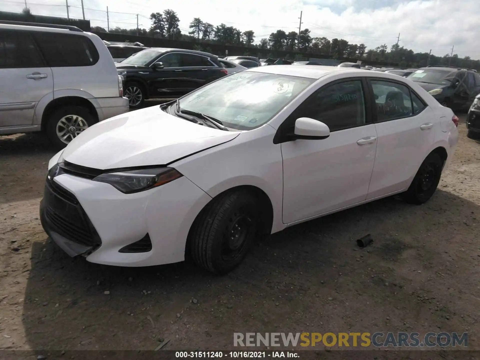 2 Photograph of a damaged car 2T1BURHE9KC226189 TOYOTA COROLLA 2019