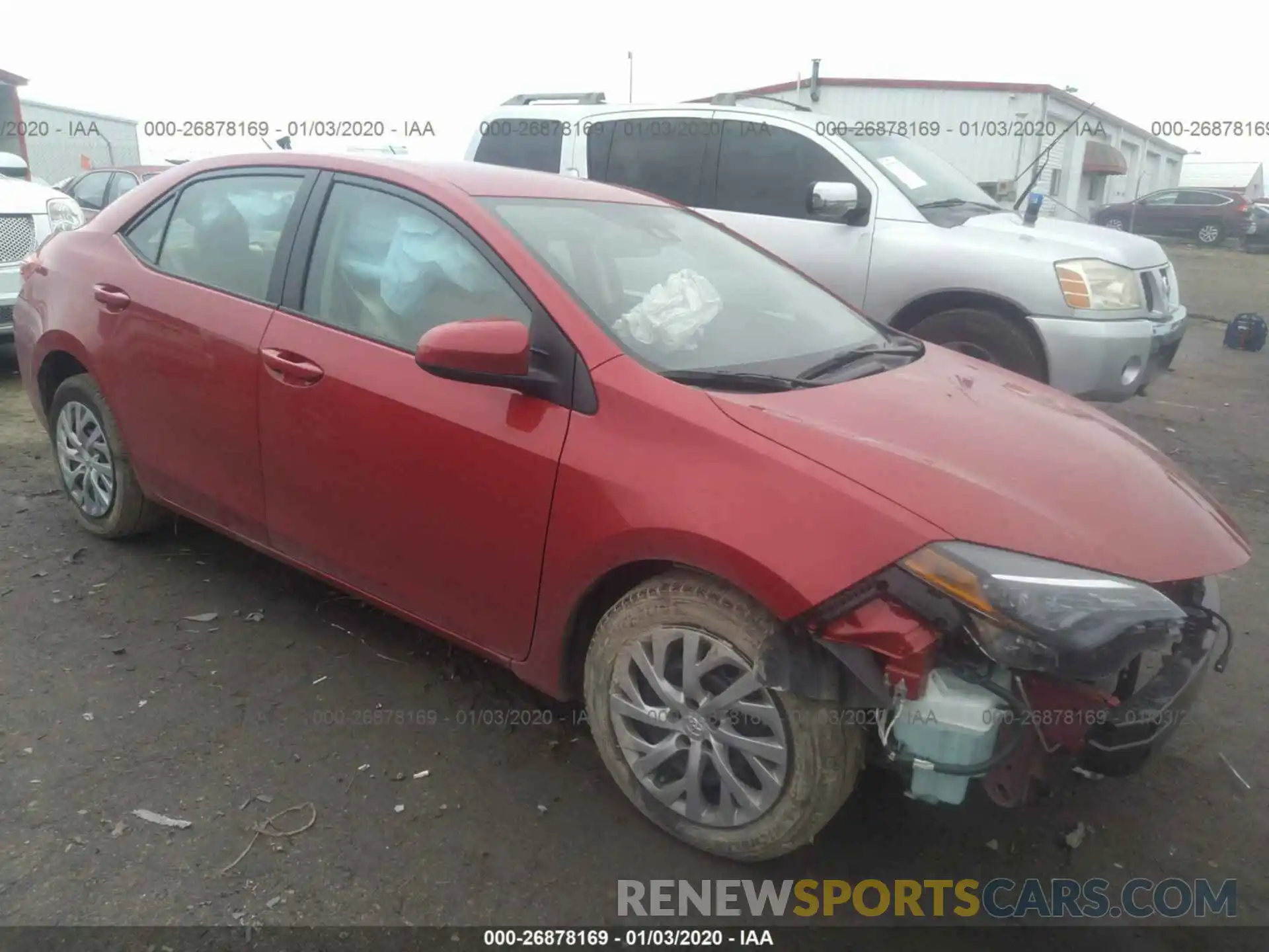 1 Photograph of a damaged car 2T1BURHE9KC226354 TOYOTA COROLLA 2019