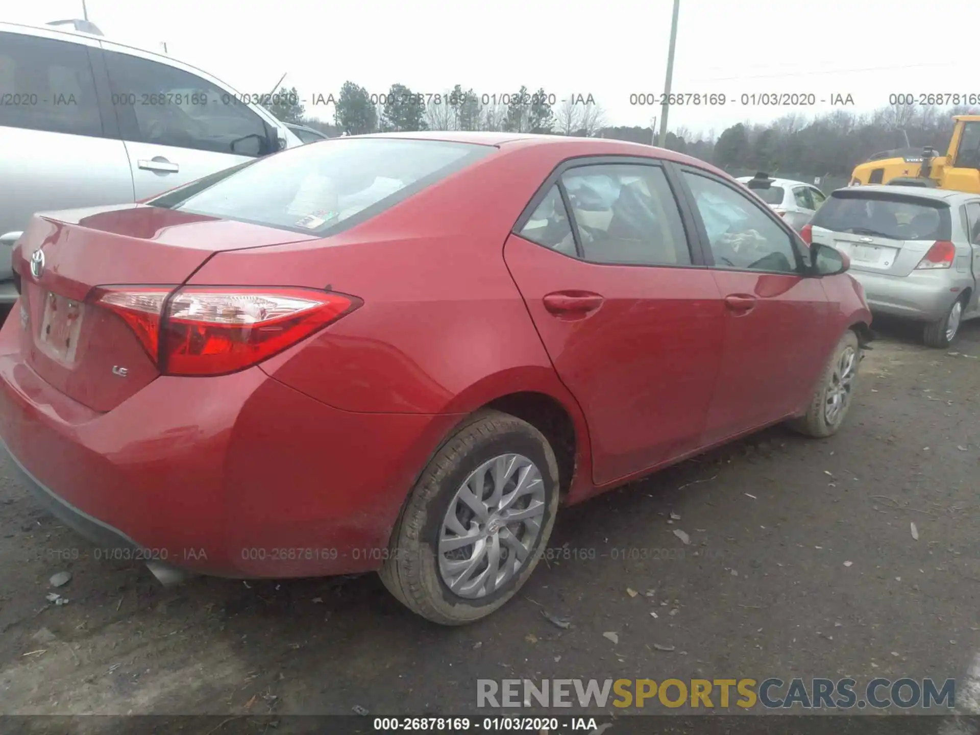 4 Photograph of a damaged car 2T1BURHE9KC226354 TOYOTA COROLLA 2019